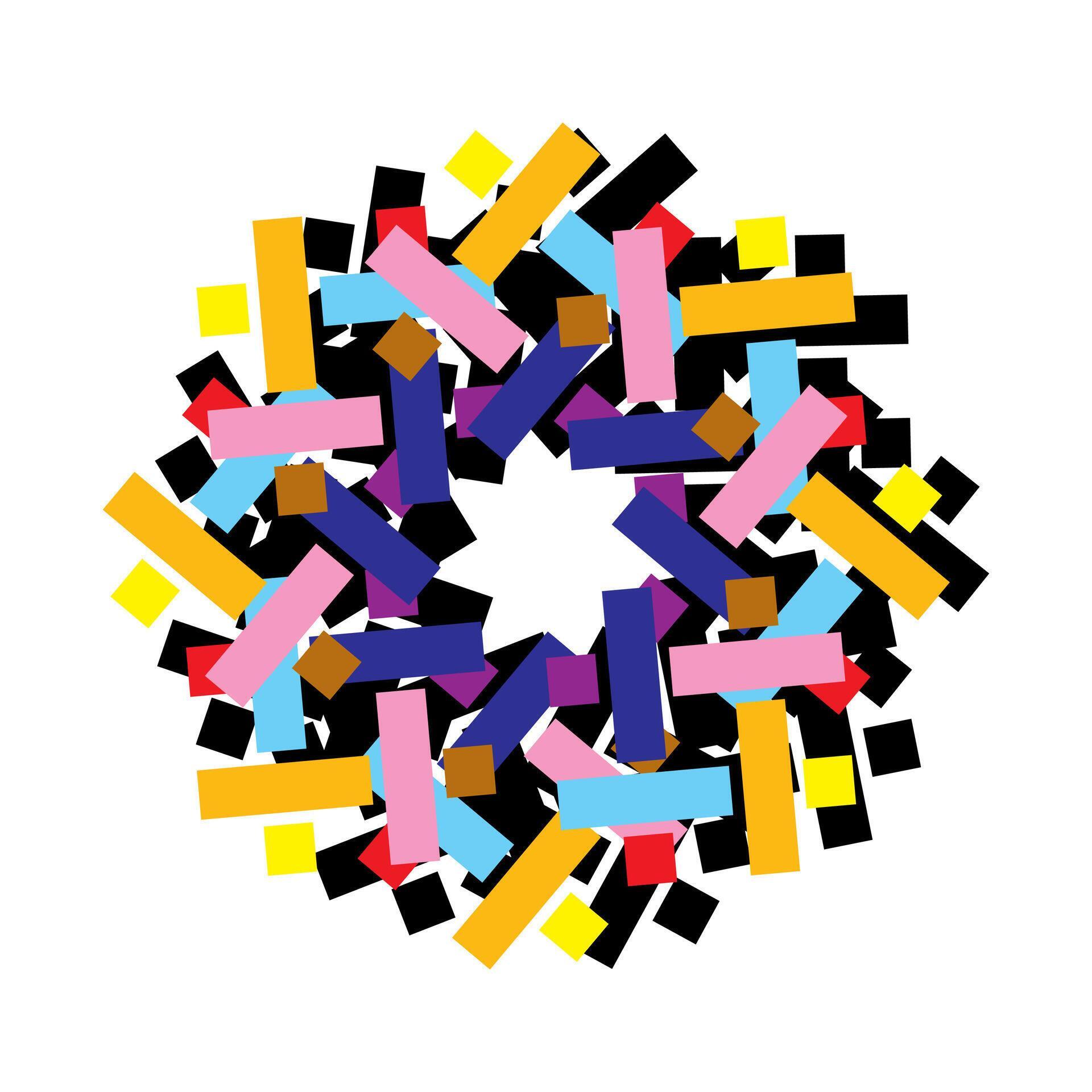 Radial Spatial Pattern Radial patterns. Includes geometric elements 79640384 Vector Art at ...