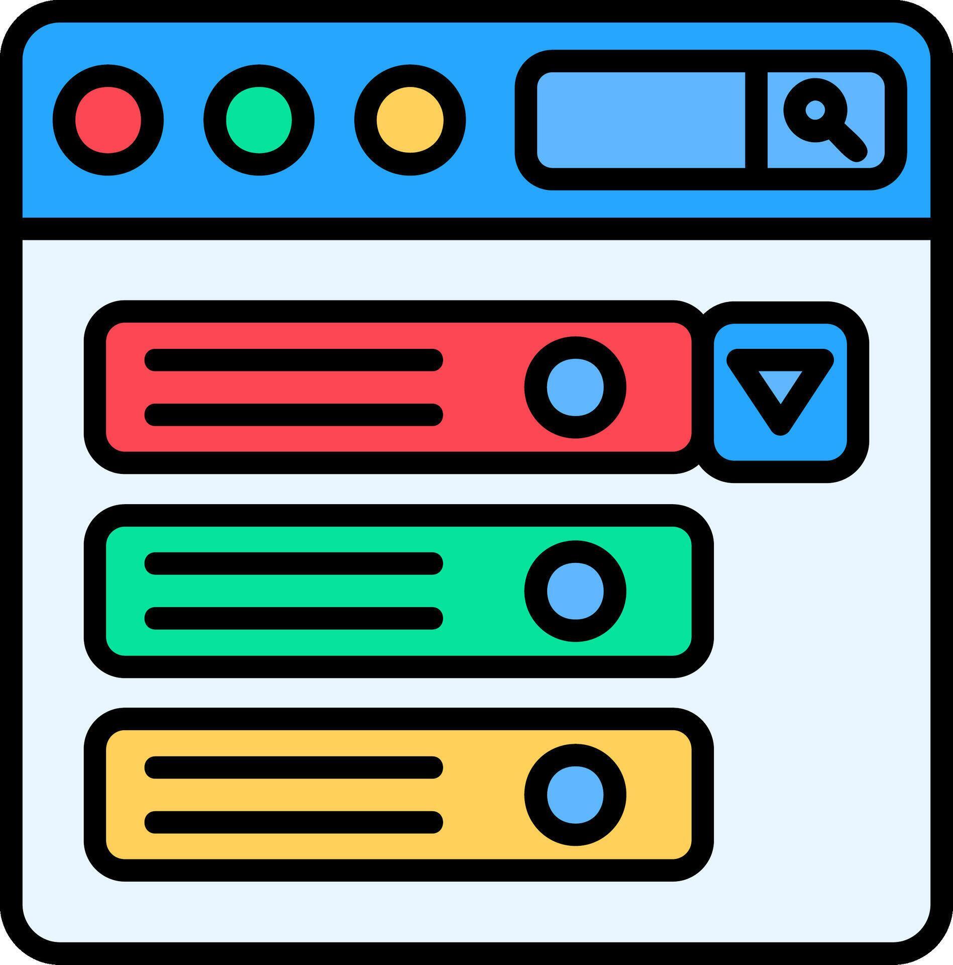 Option Menu Vector List Options Interface Navigation Menu Web 79676509 Vector Art at Vecteezy