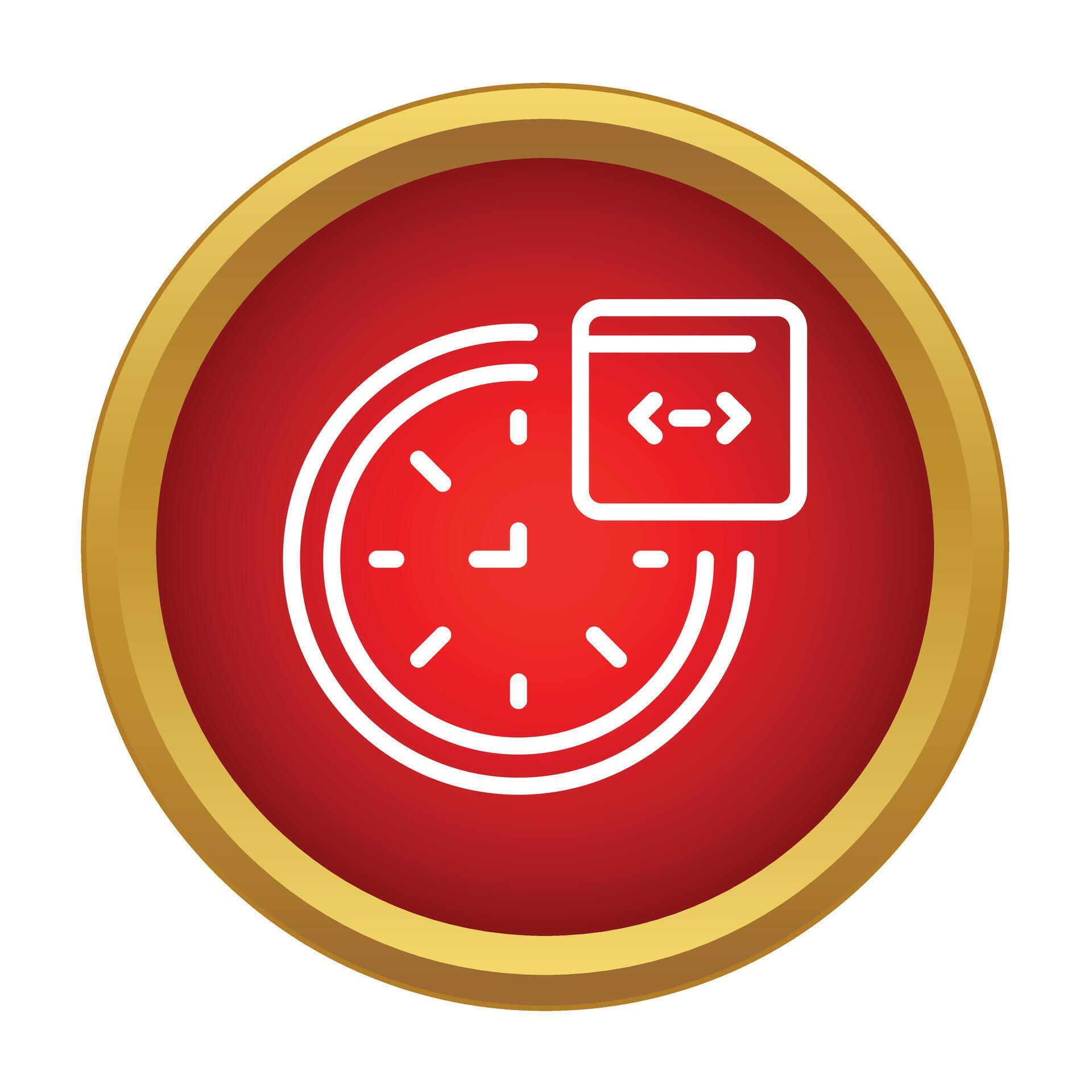 Programming time management icon representing coding deadline 79721185 ...