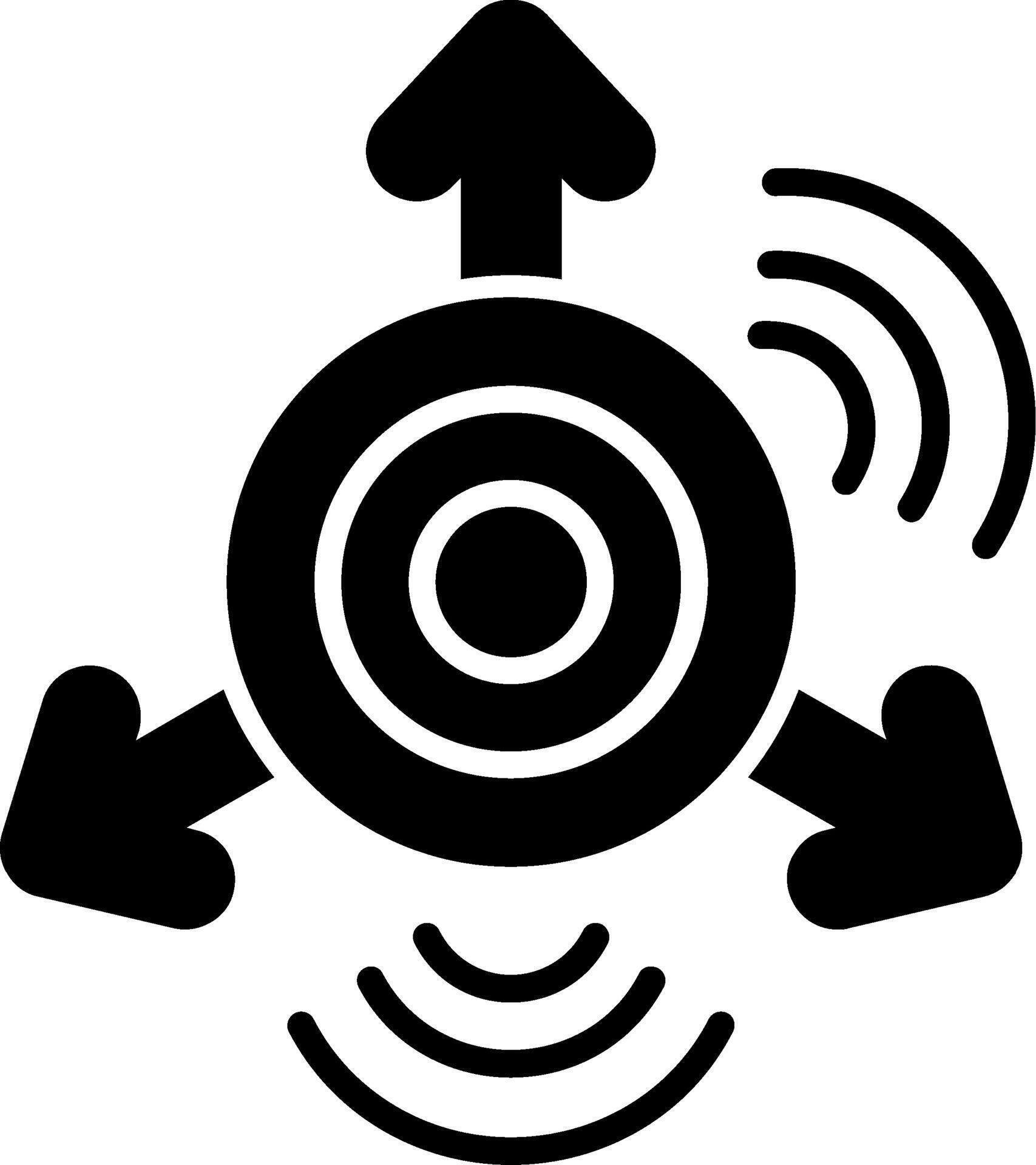Accelerometer Sensor Module Glyph 79746134 Vector Art at Vecteezy