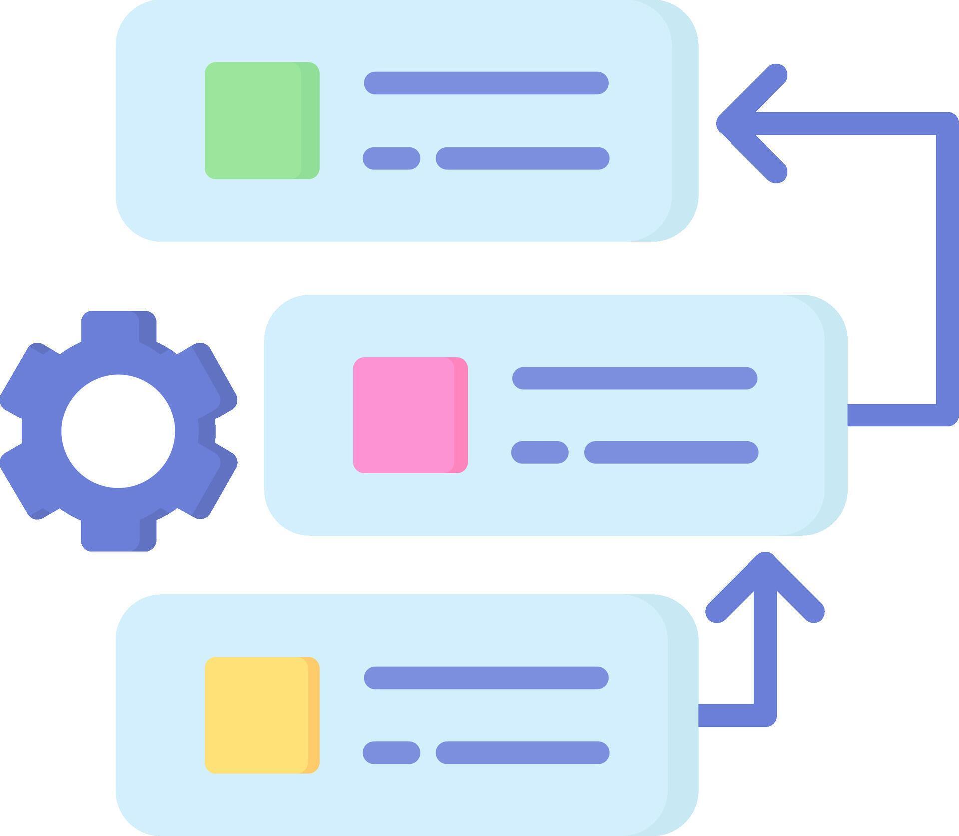 Backlog Flat List Project Queue Task Backlog Icon 79756619 Vector Art ...