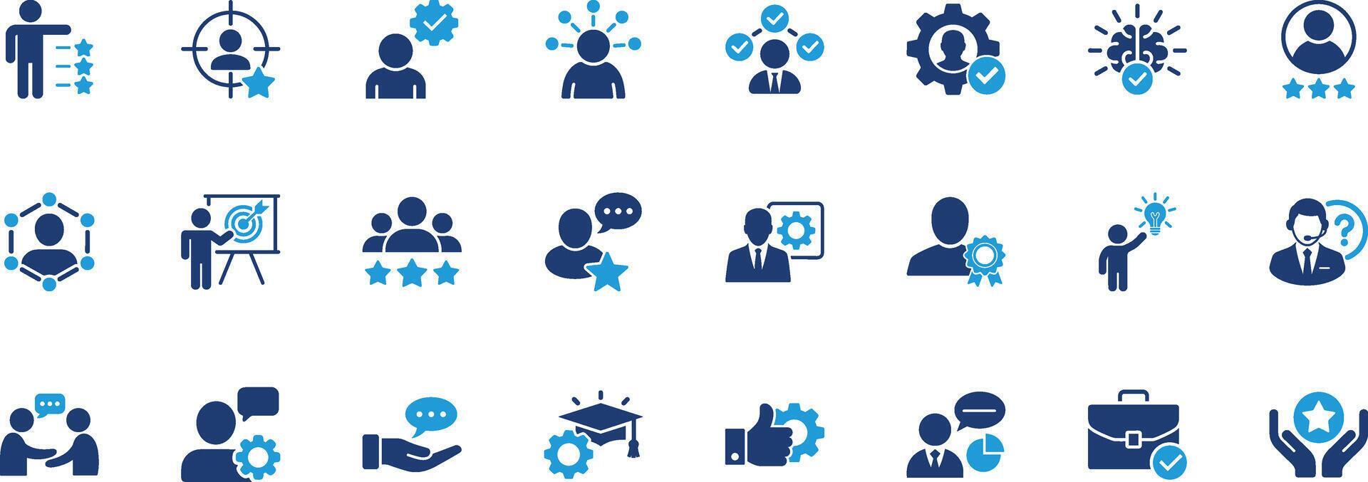 Expert Solid Icon Set 79787106 Vector Art at Vecteezy