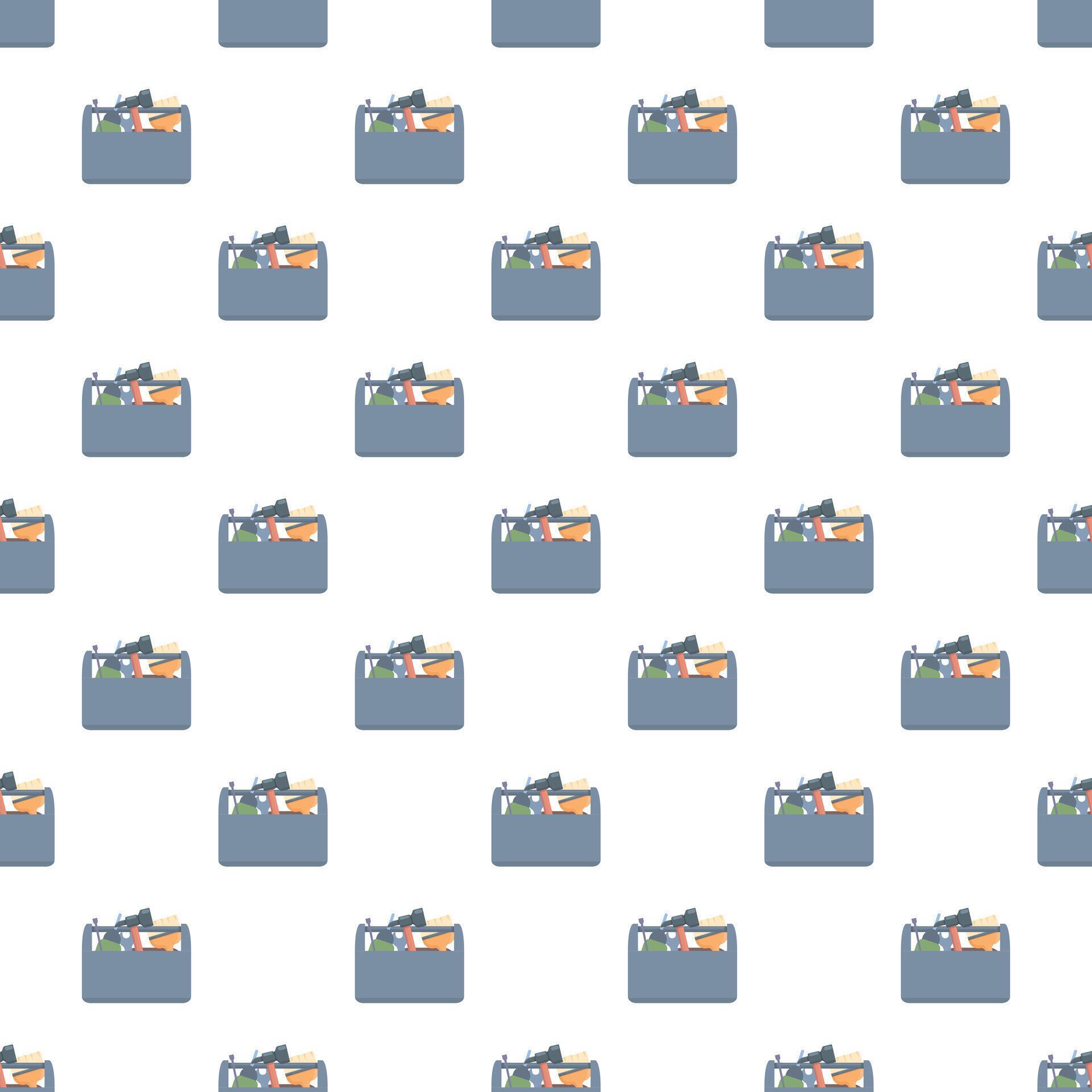 Tool Box Vector Pattern Toolbox with tools seamless pattern background 79796404 Vector Art at ...