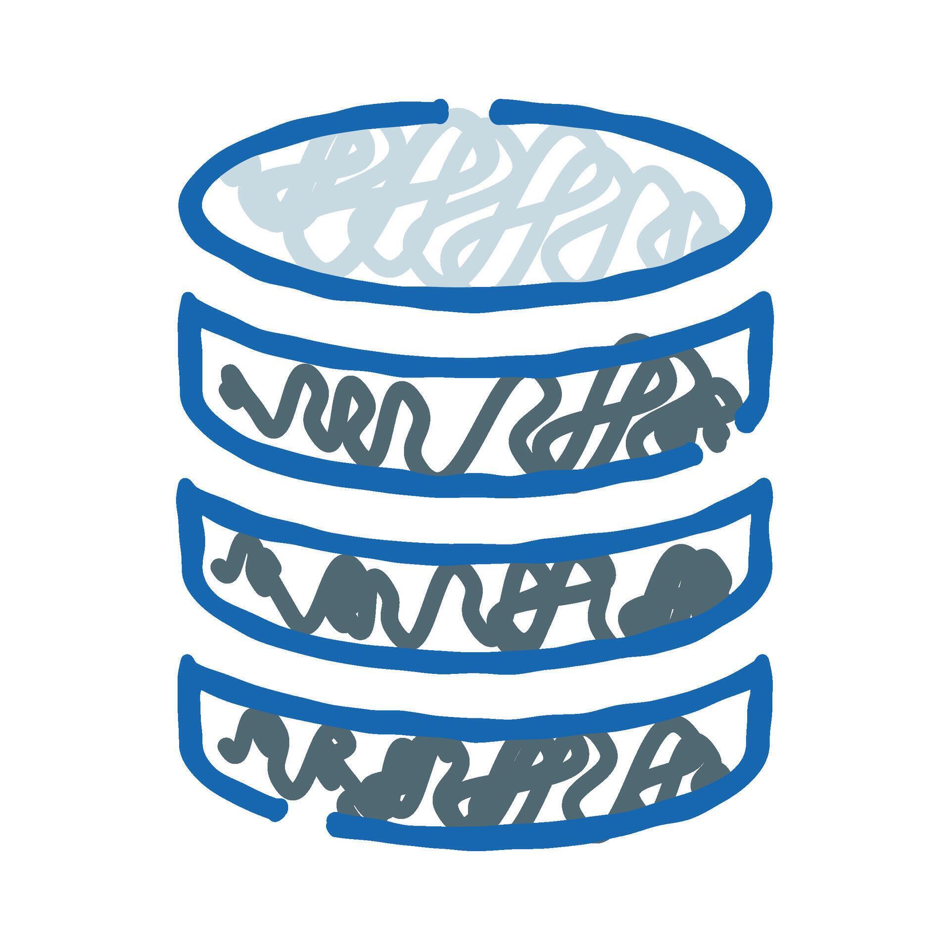 Database server icon illustrating complex data storage 79804159 Vector ...
