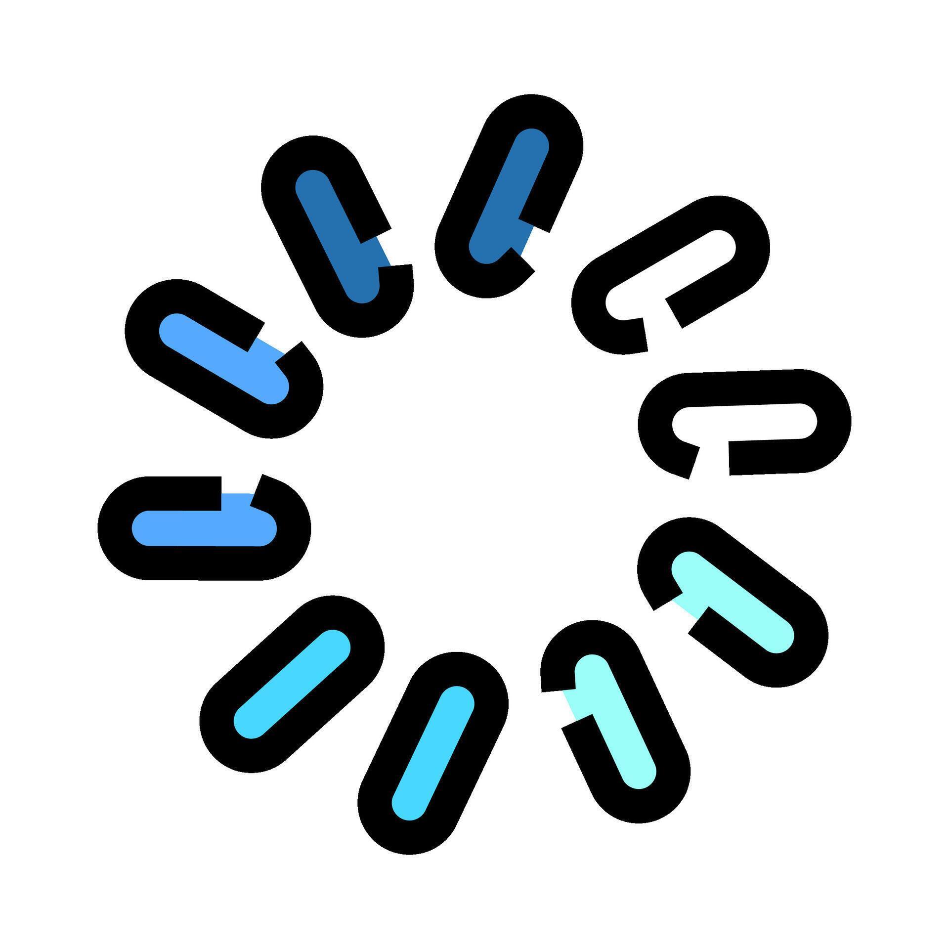 Loading icon representing digital buffering process 79806011 Vector Art ...