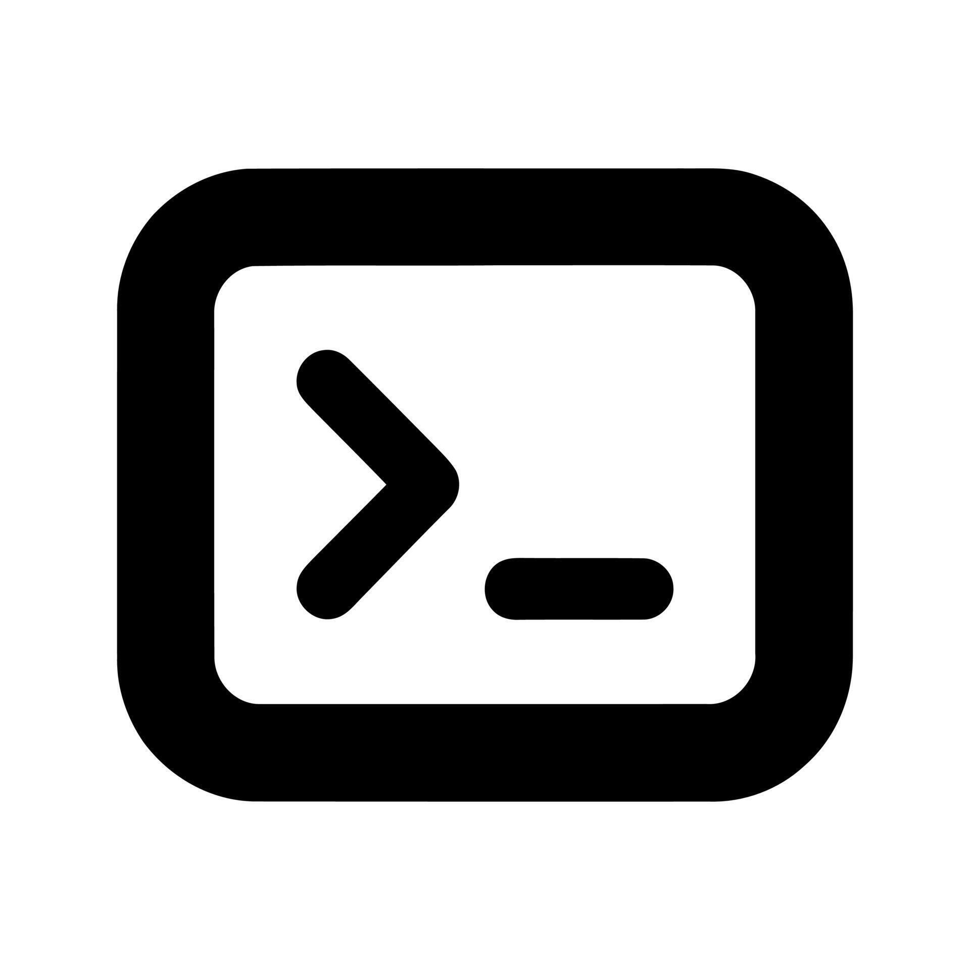 Terminal Command Line Prompt Icon for Coding and Software Development ...