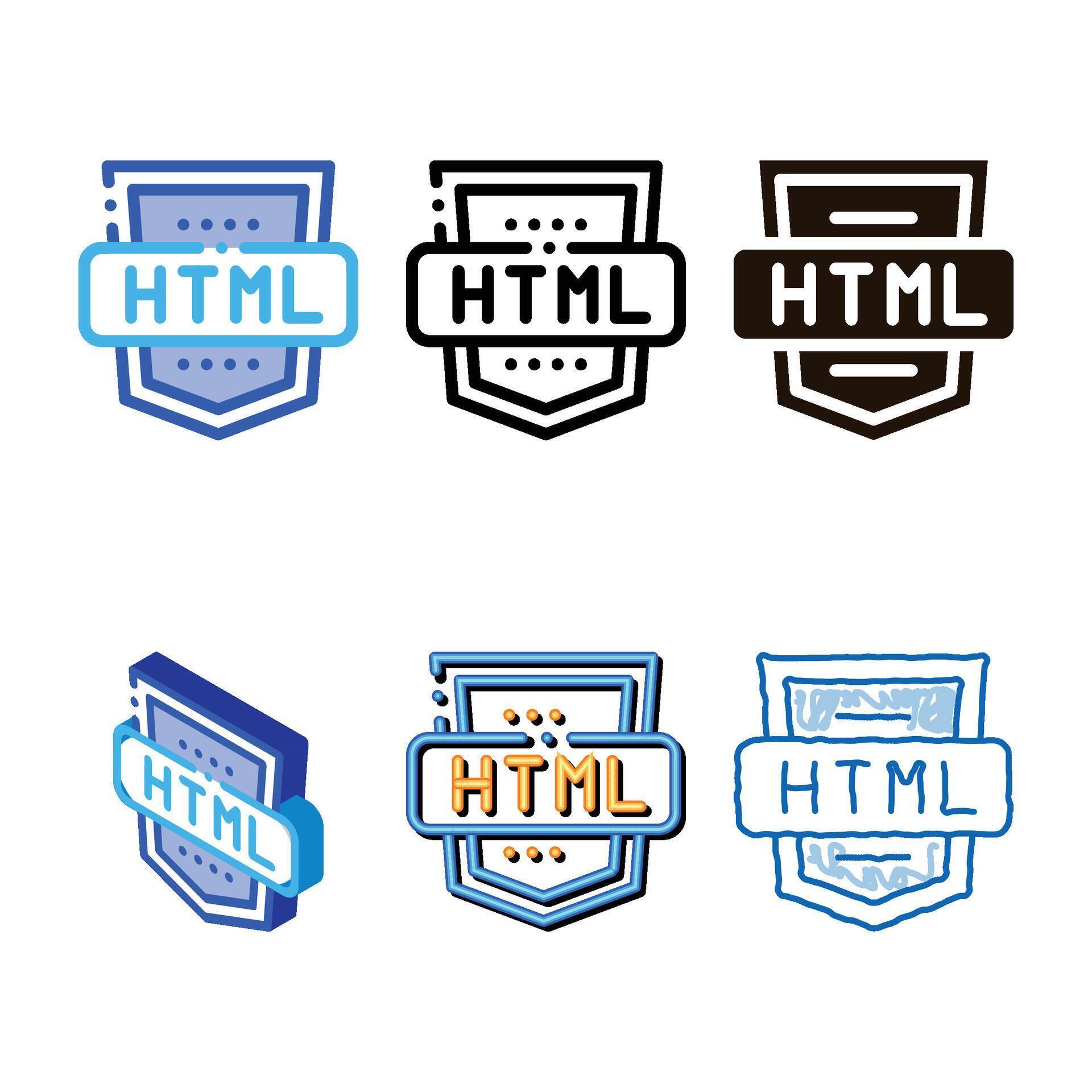 coding language html system edition thin line icon 80025181 Vector Art ...