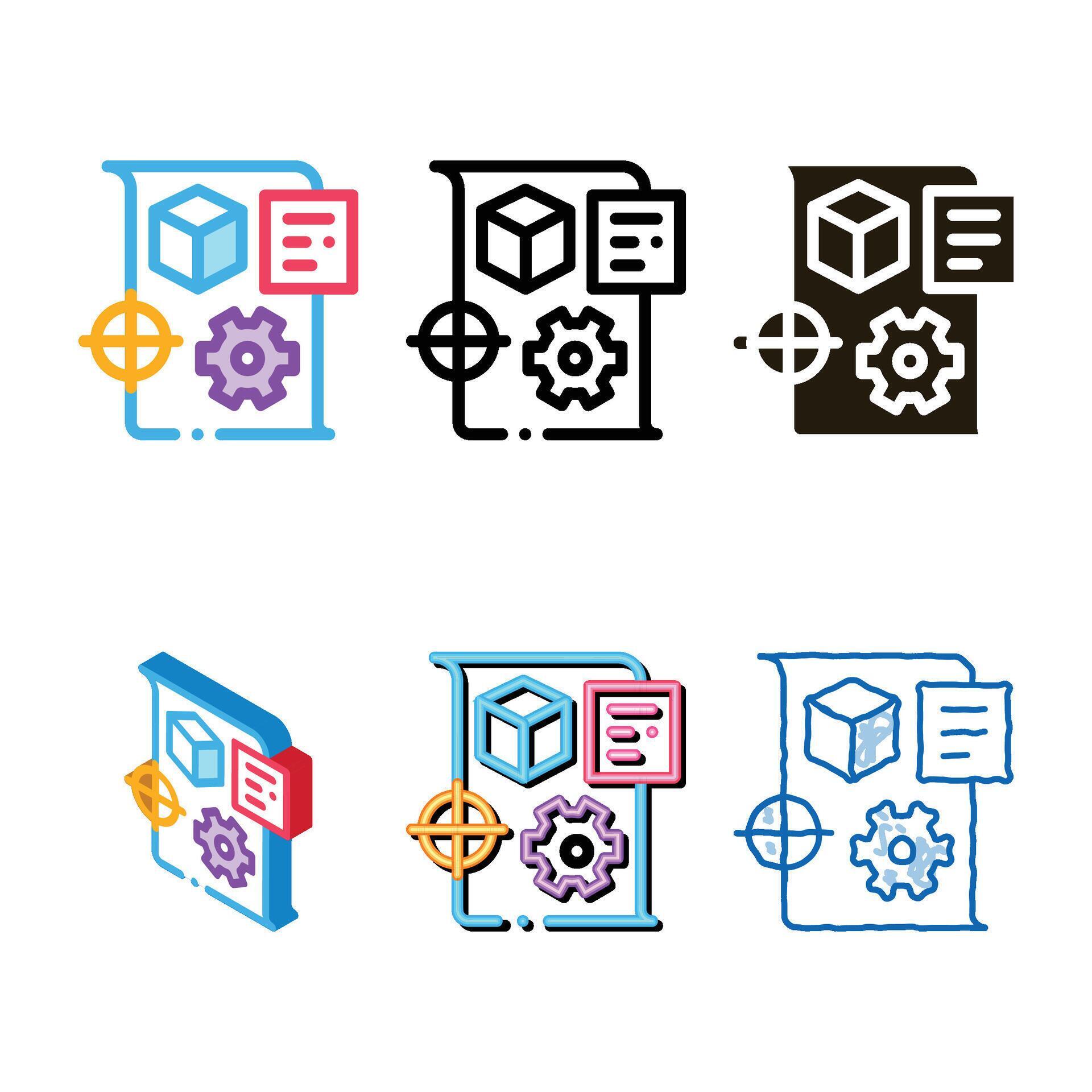 technical forms dispatch icon outline 80031965 Vector Art at Vecteezy