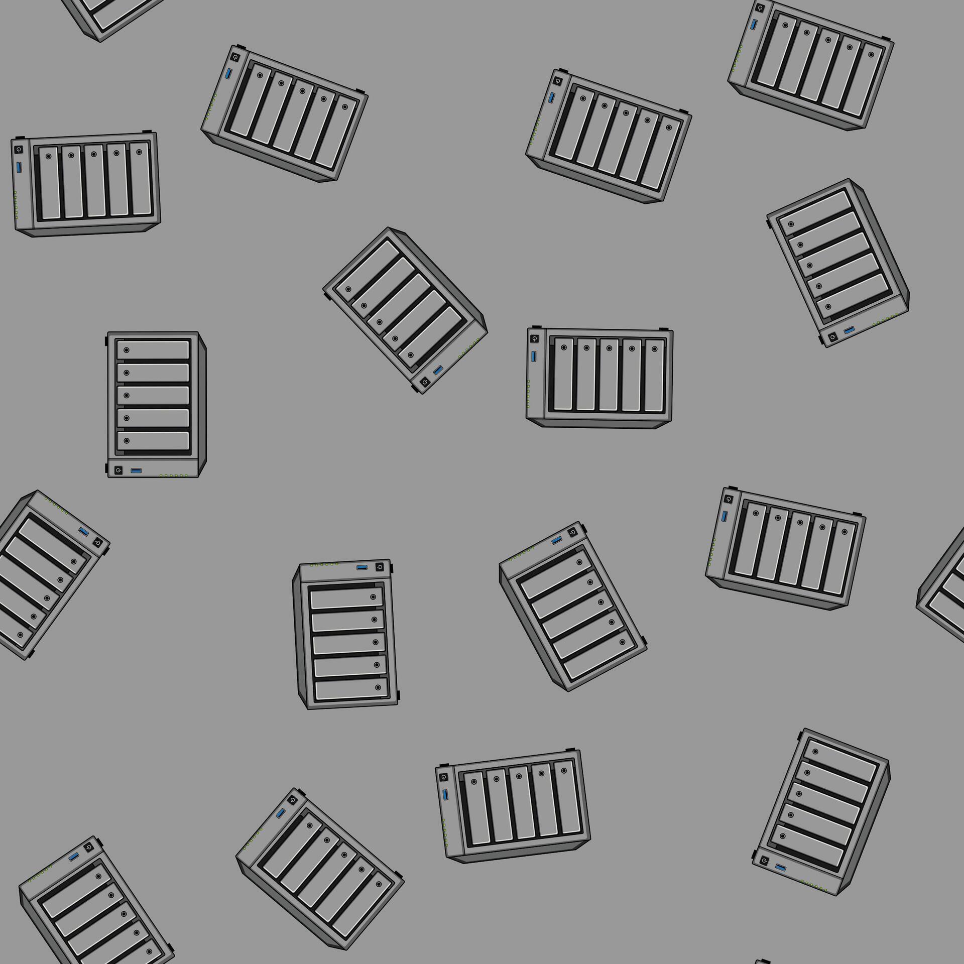 Pattern Server Shuttle seamless pattern Network attached storage server data management ...