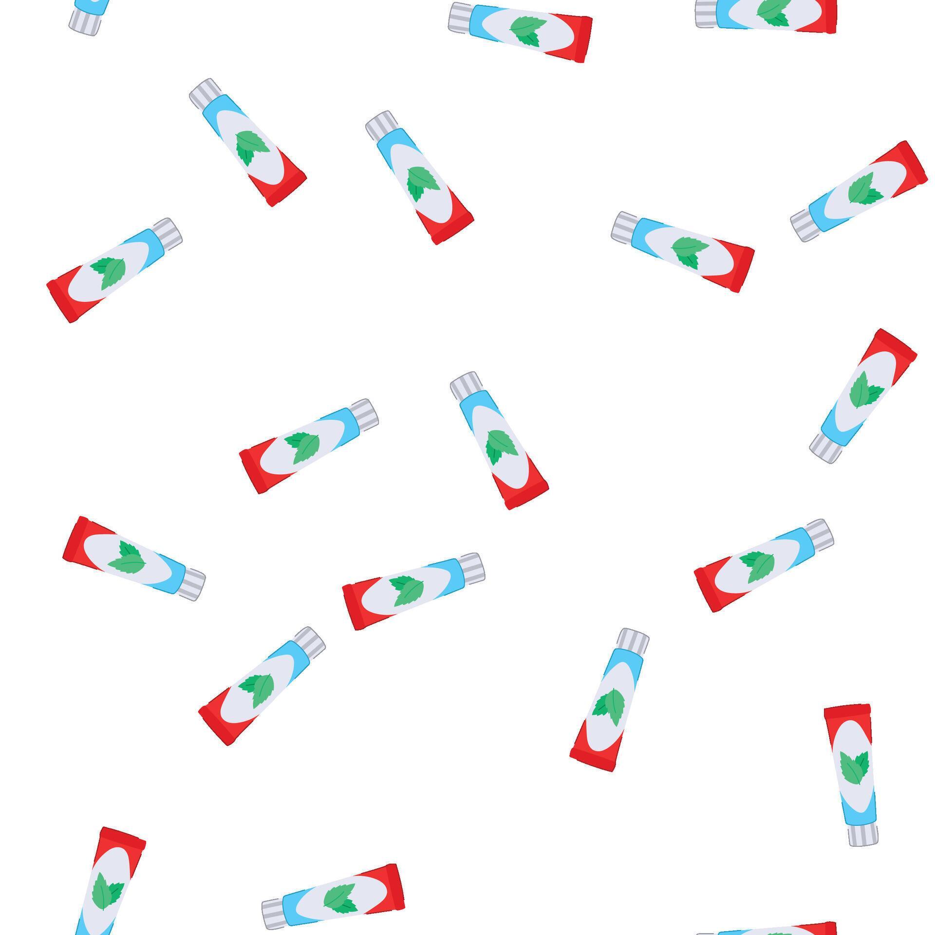 pattern paste toothpaste cartoon 80213900 Vector Art at Vecteezy