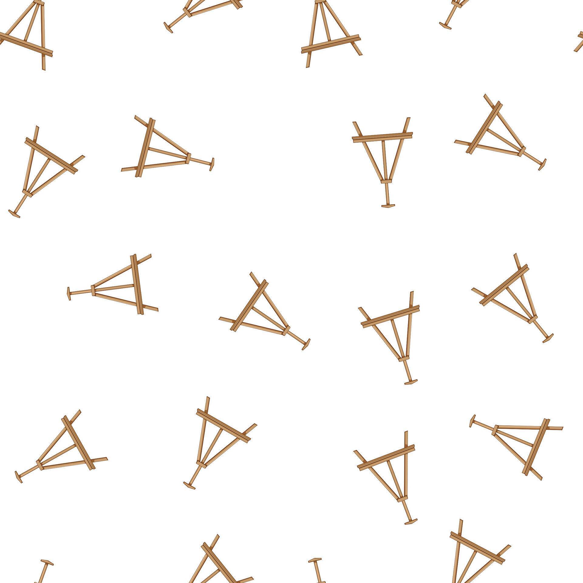pattern empty easel cartoon 80237821 Vector Art at Vecteezy