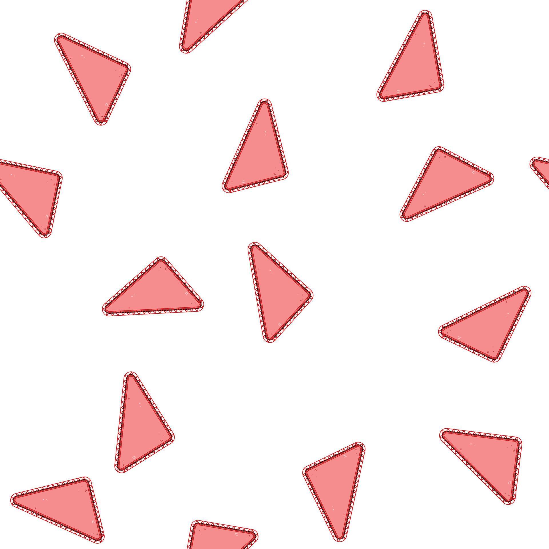Red Patch Pattern pattern Red fabric patch triangle frame design element 80255960 Vector ...