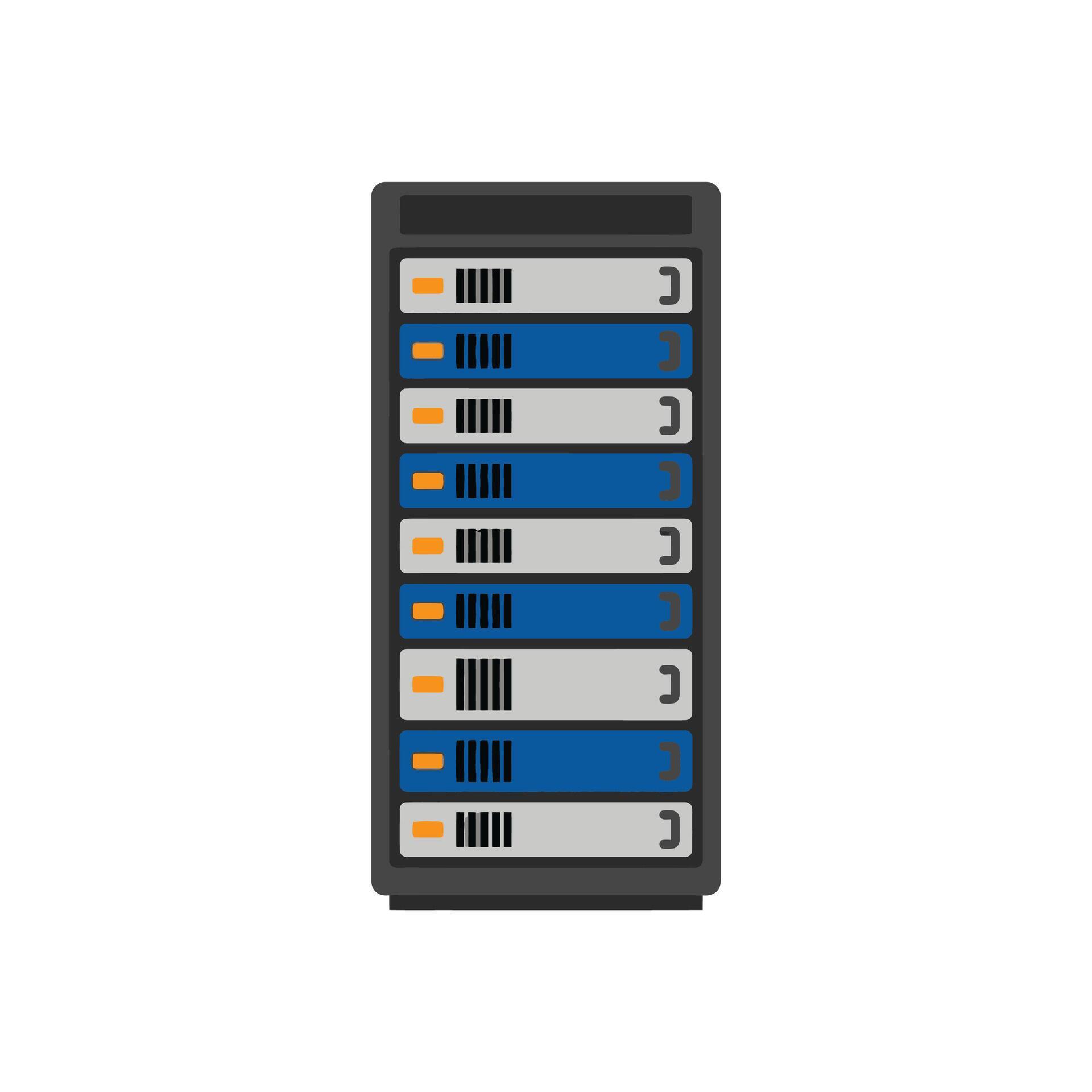 Server Hosting Data Stack for Business 80284958 Vector Art at Vecteezy