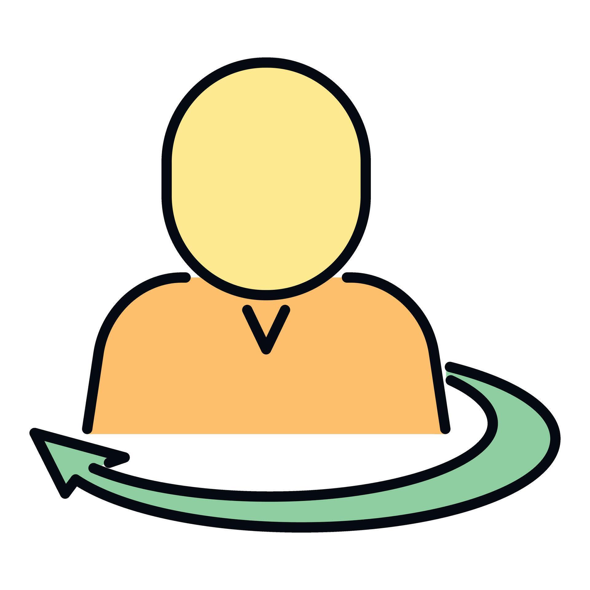 User changing profile icon refreshing data 80497682 Vector Art at Vecteezy