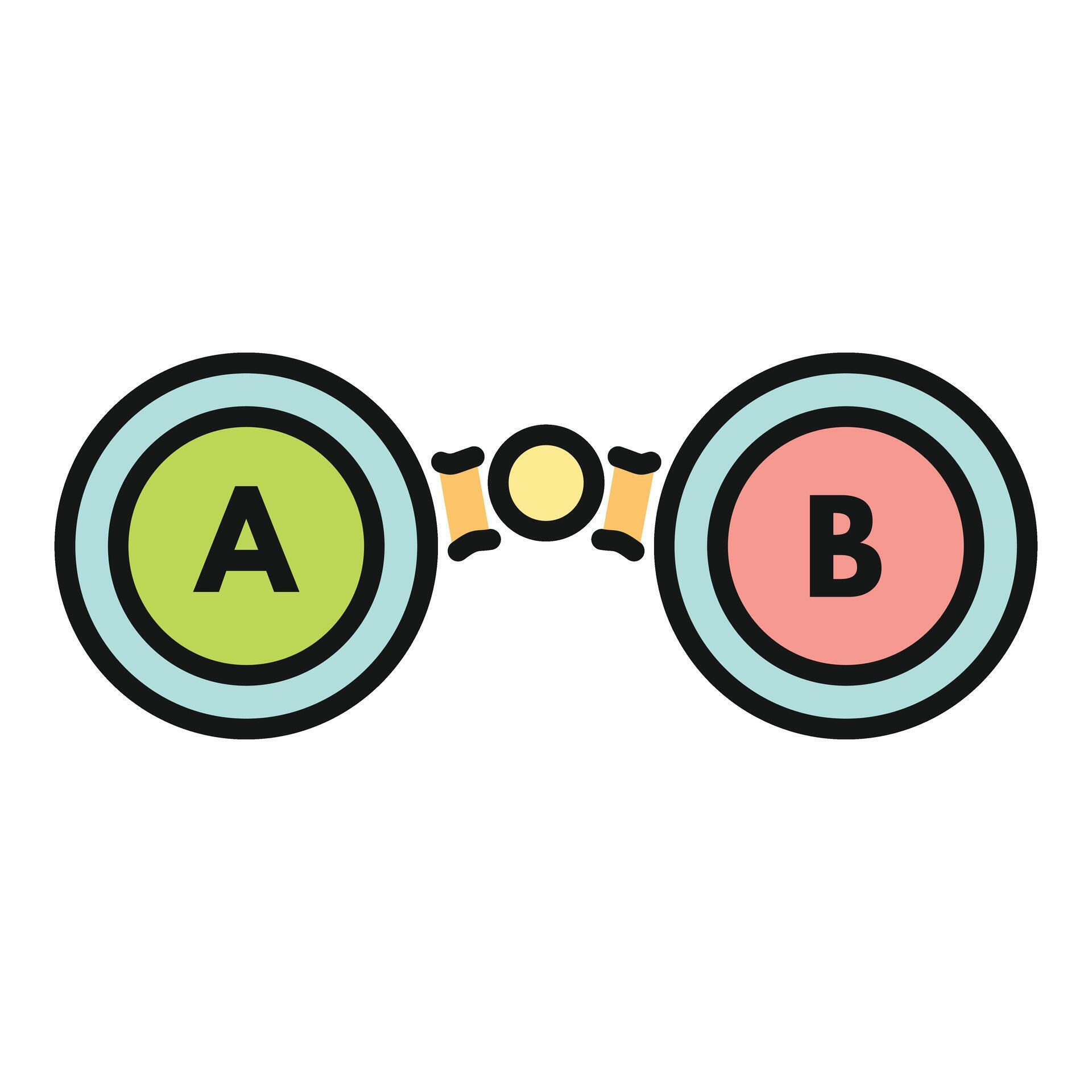 Ab split testing comparing two different options 80520814 Vector Art at ...