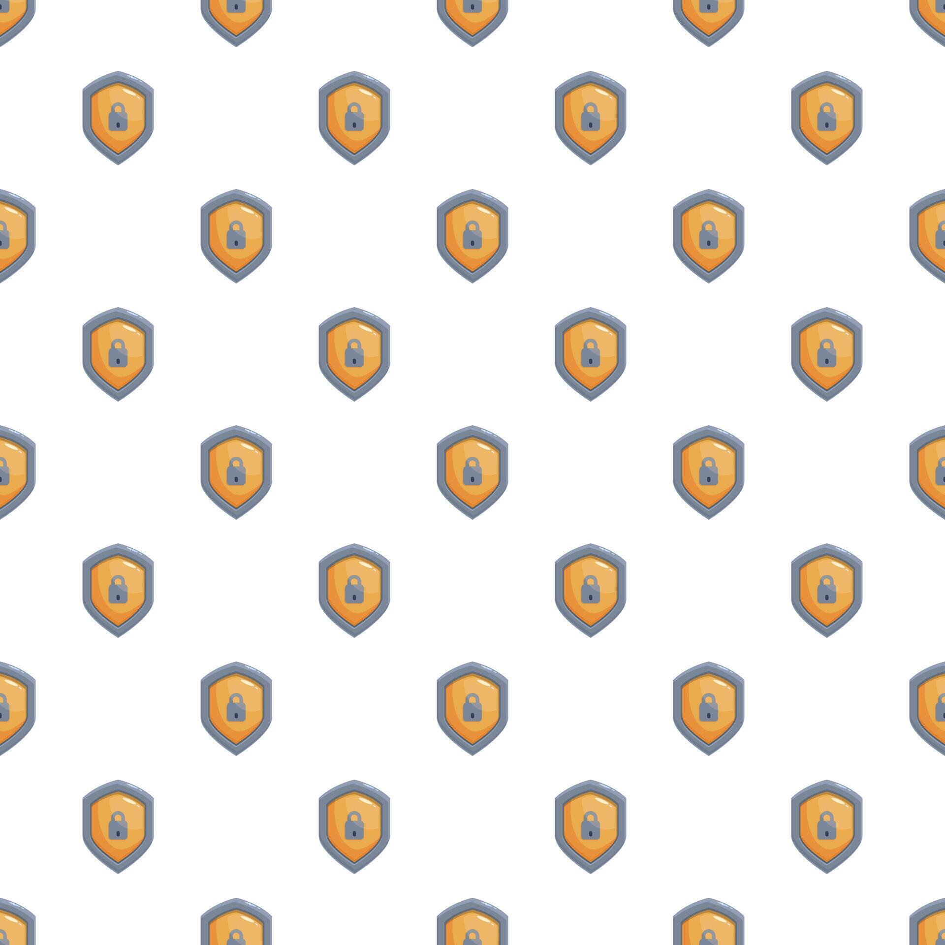 Cybersecurity shield lock pattern for data protection 80620437 Vector ...