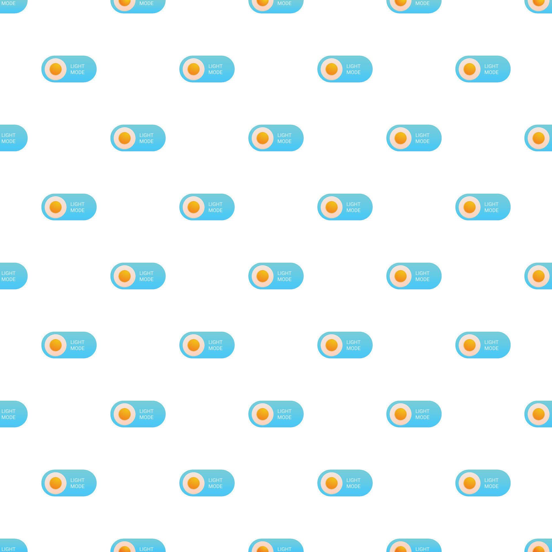 Light mode toggle switch seamless pattern for interface 80629230 Vector ...