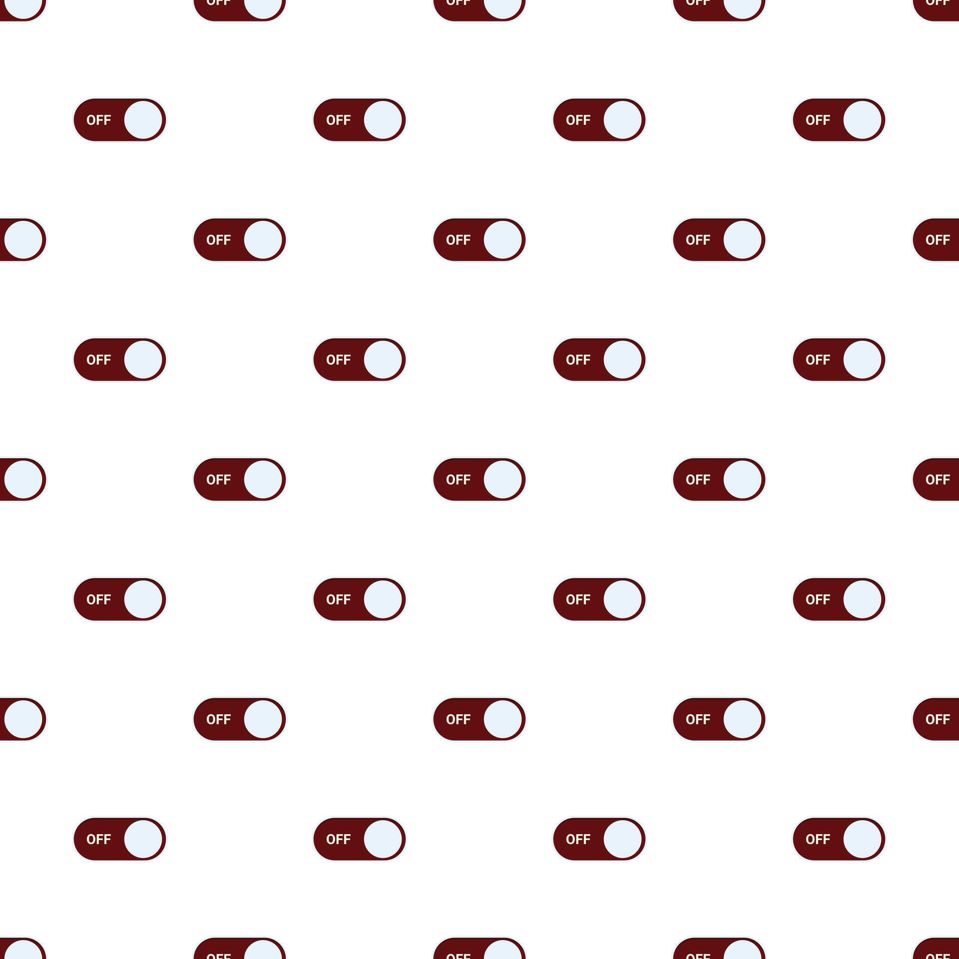 Design Example Toggle All Pattern Repeating off toggle switch pattern for user interface 80629245 Vector ...