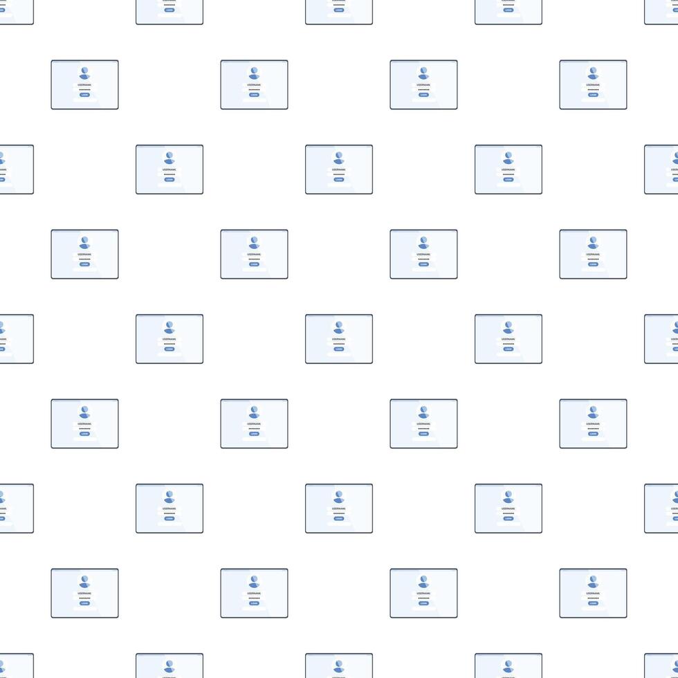 Seamless pattern with multiple security login interfaces 80629610 ...