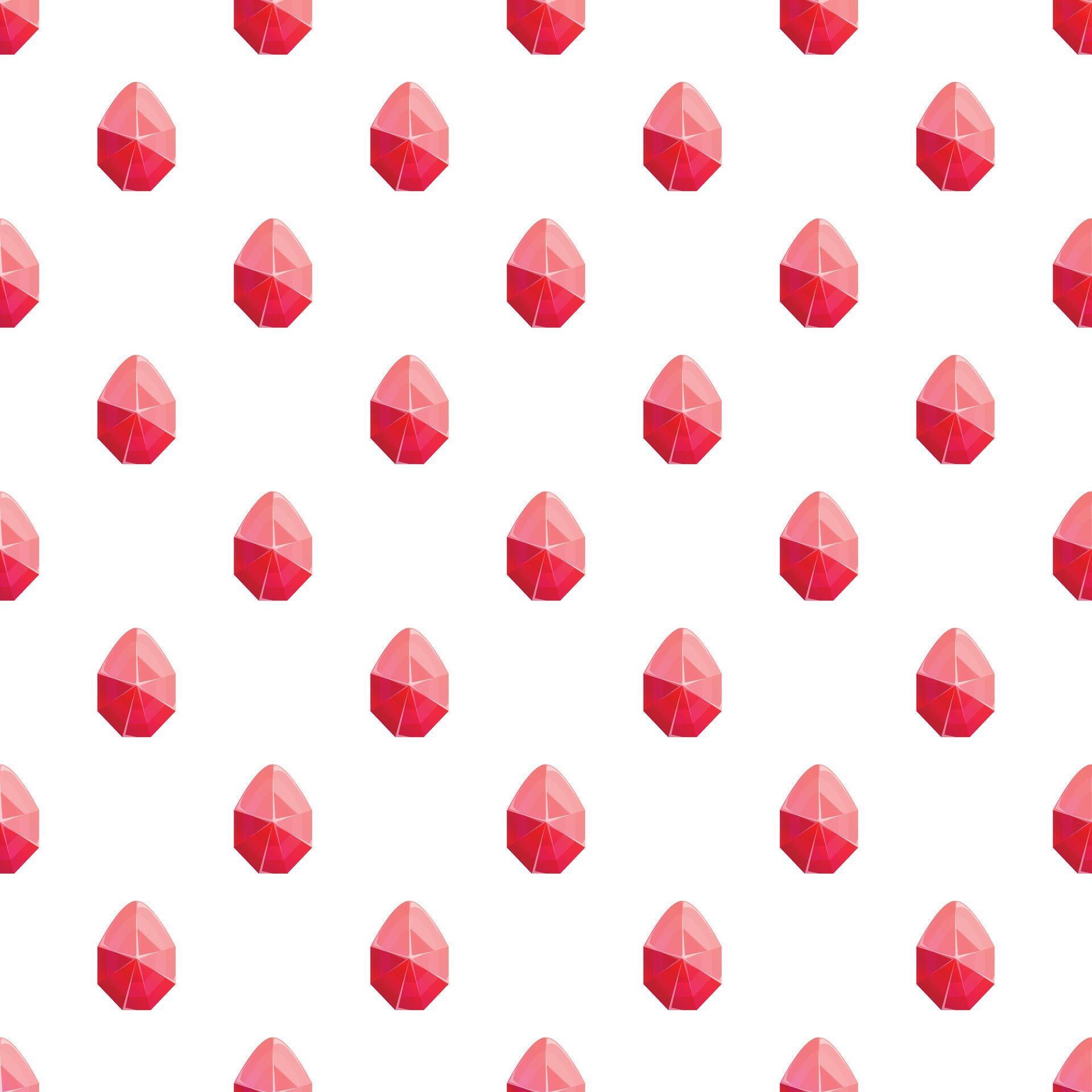 Ruby red gemstone pattern creating seamless design 80658888 Vector Art ...