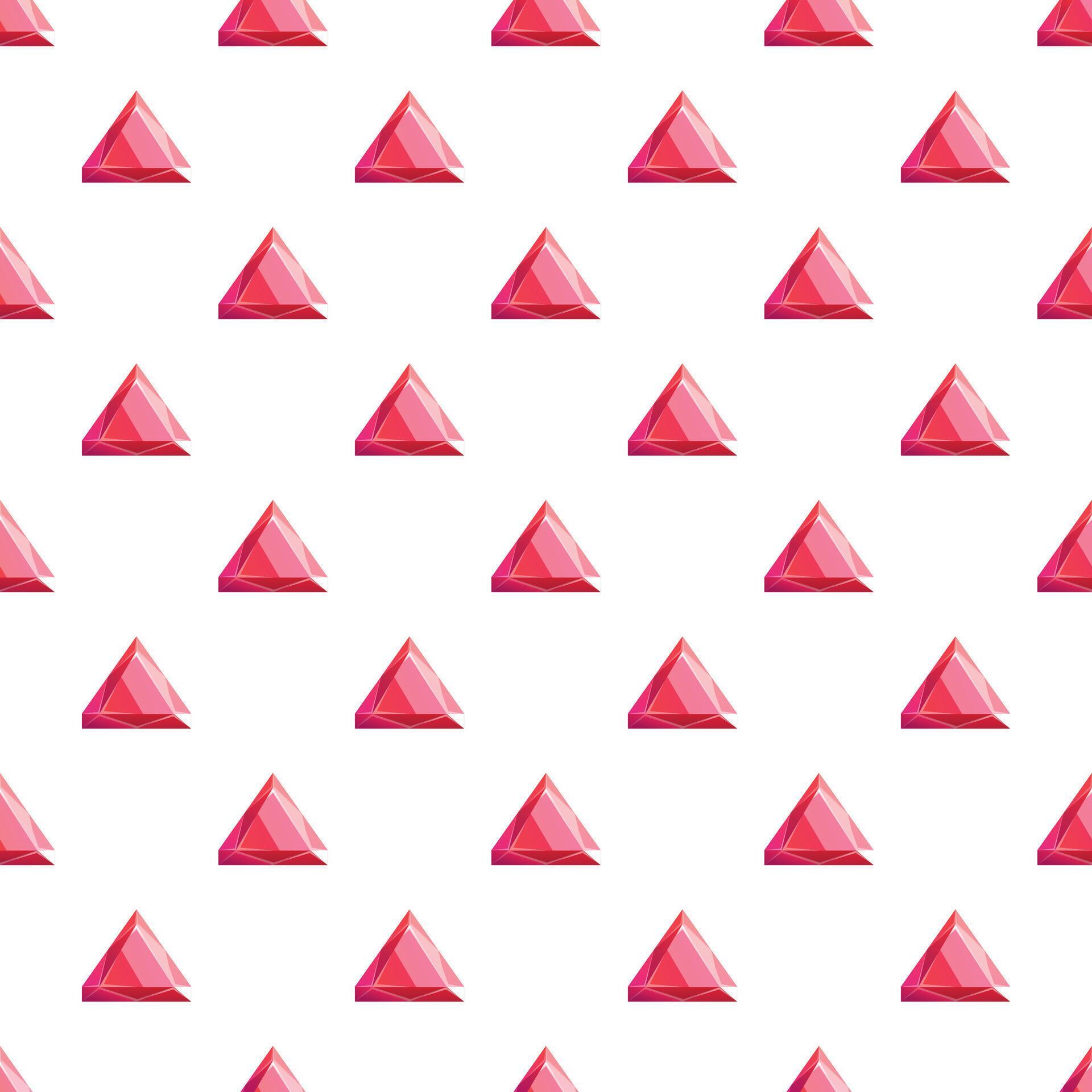 Ruby pyramid gem pattern creating seamless background 80658915 Vector ...