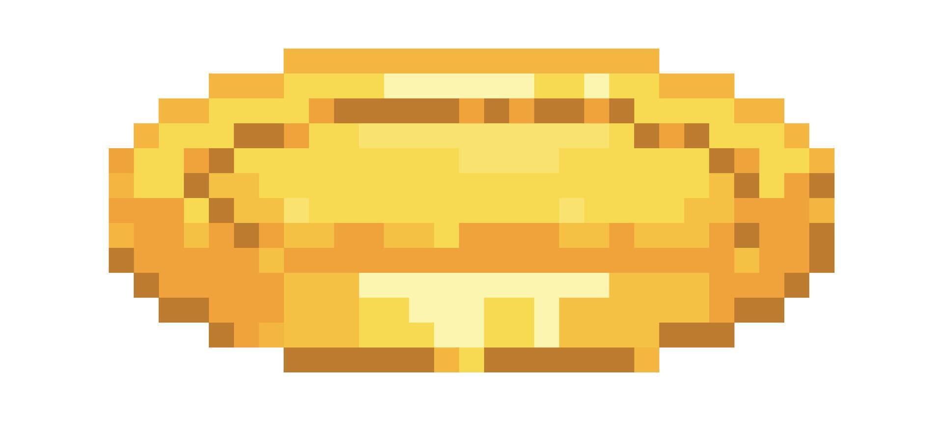 Coin Stack Pixel Art 80675797 Vector Art at Vecteezy