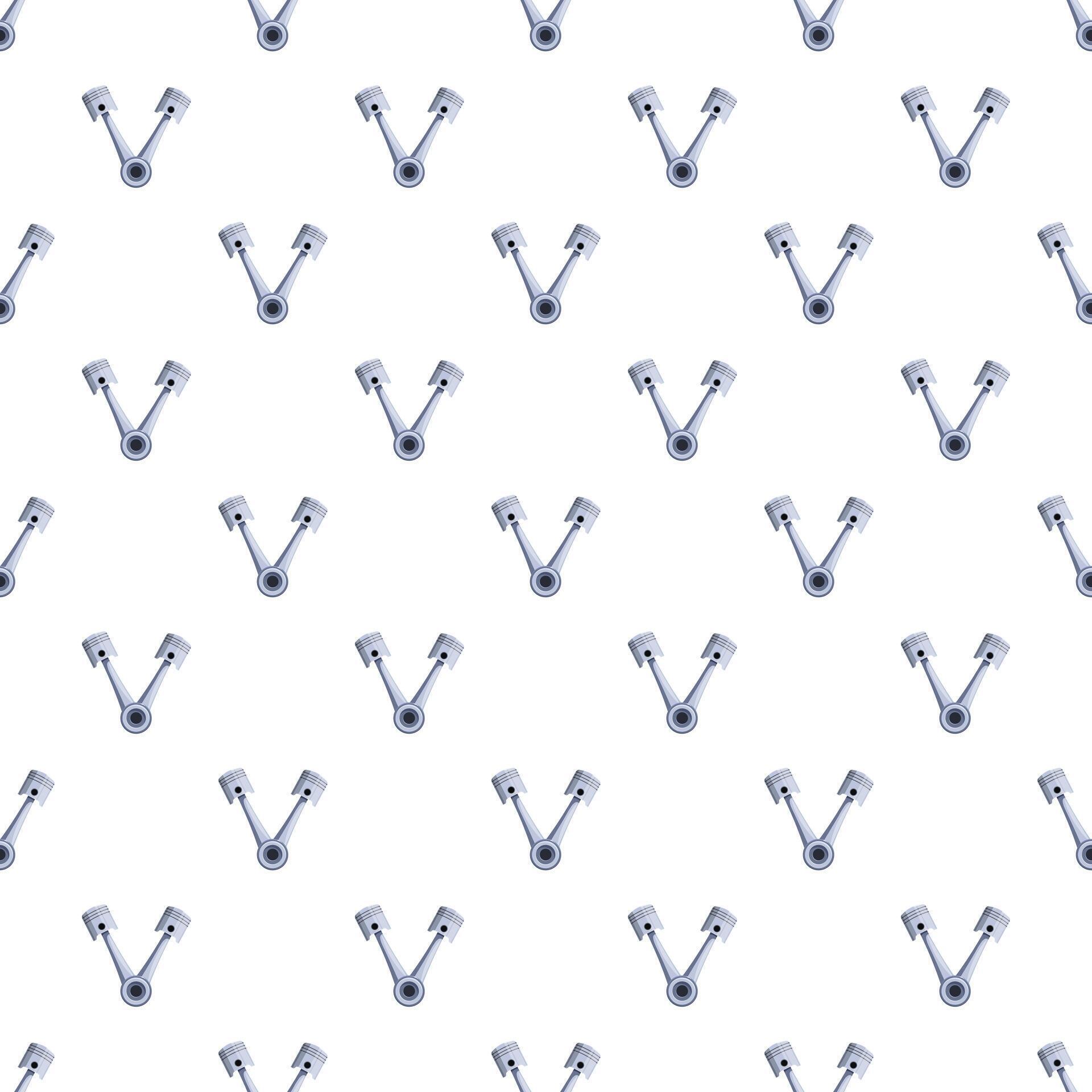 Piston Pattern Overlay Engine pistons assembling v shape seamless pattern 80703728 Vector Art ...