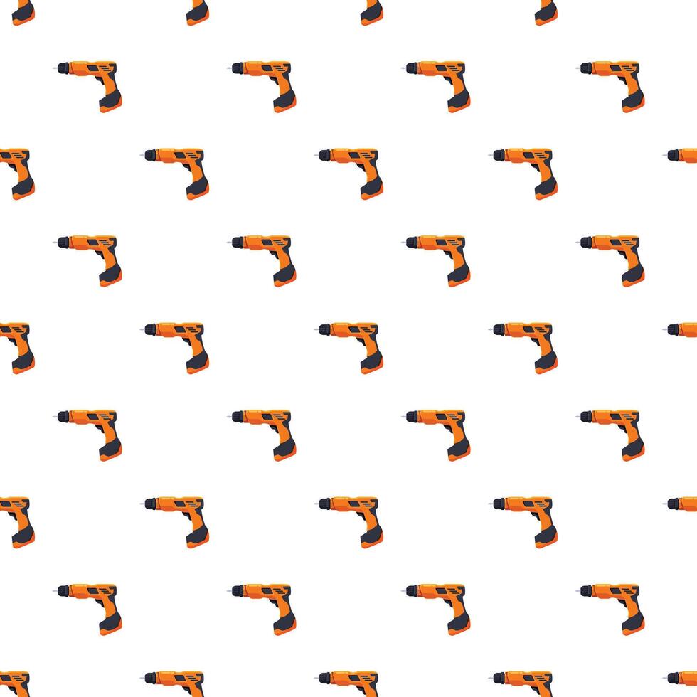 Electric drill power tool seamless repeating pattern 80708116 Vector ...