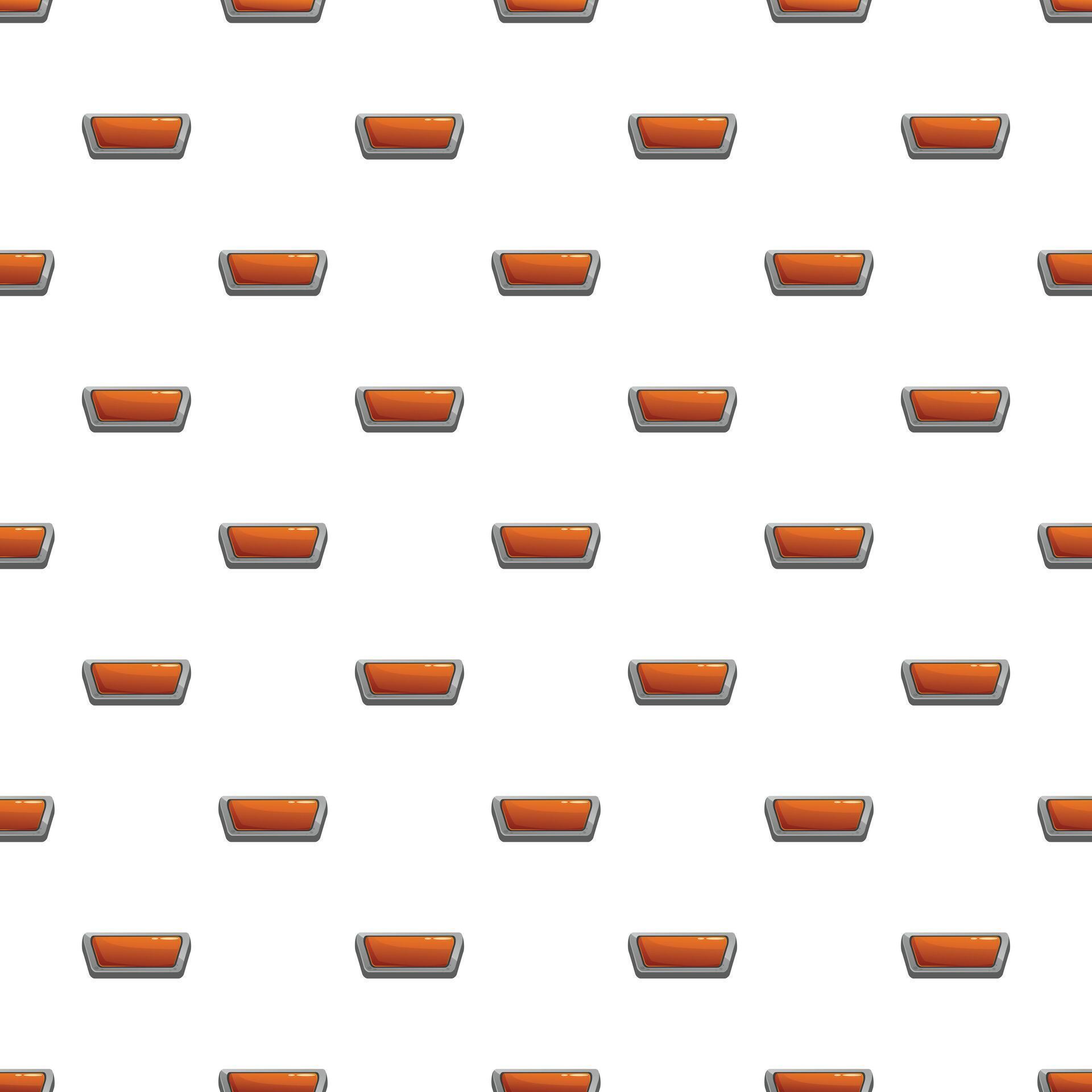 Repeating orange user interface button elements pattern 80708530 Vector ...