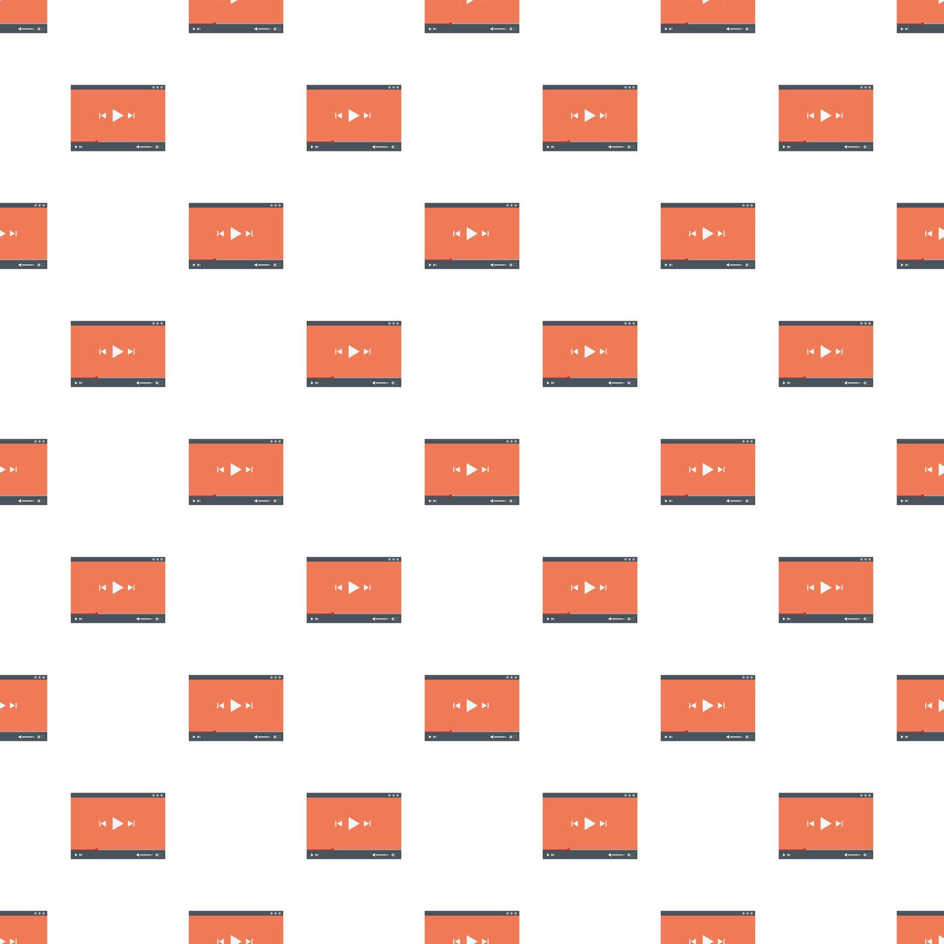 Seamless player interface pattern for digital media 80783113 Vector Art ...