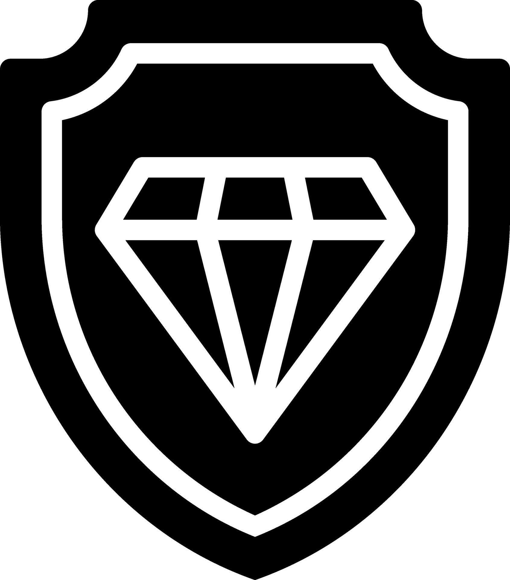 shield glyph solid icon 80818008 Vector Art at Vecteezy