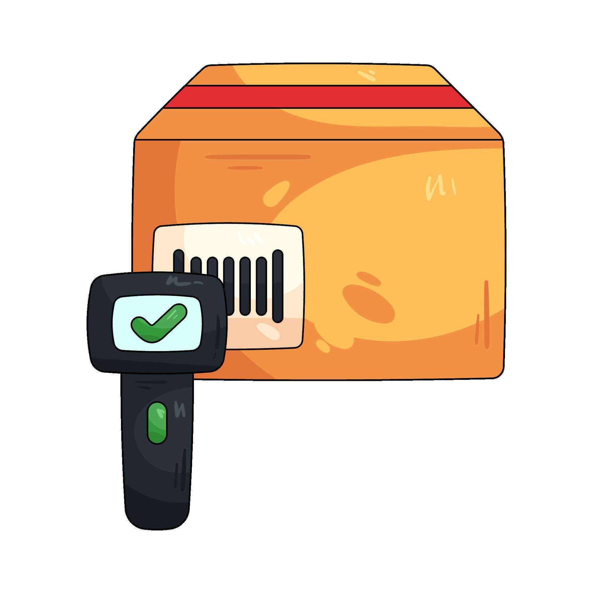 Scan Barcode Graphics Barcode Scanner Scanning Package 80820541 Vector Art at Vecteezy