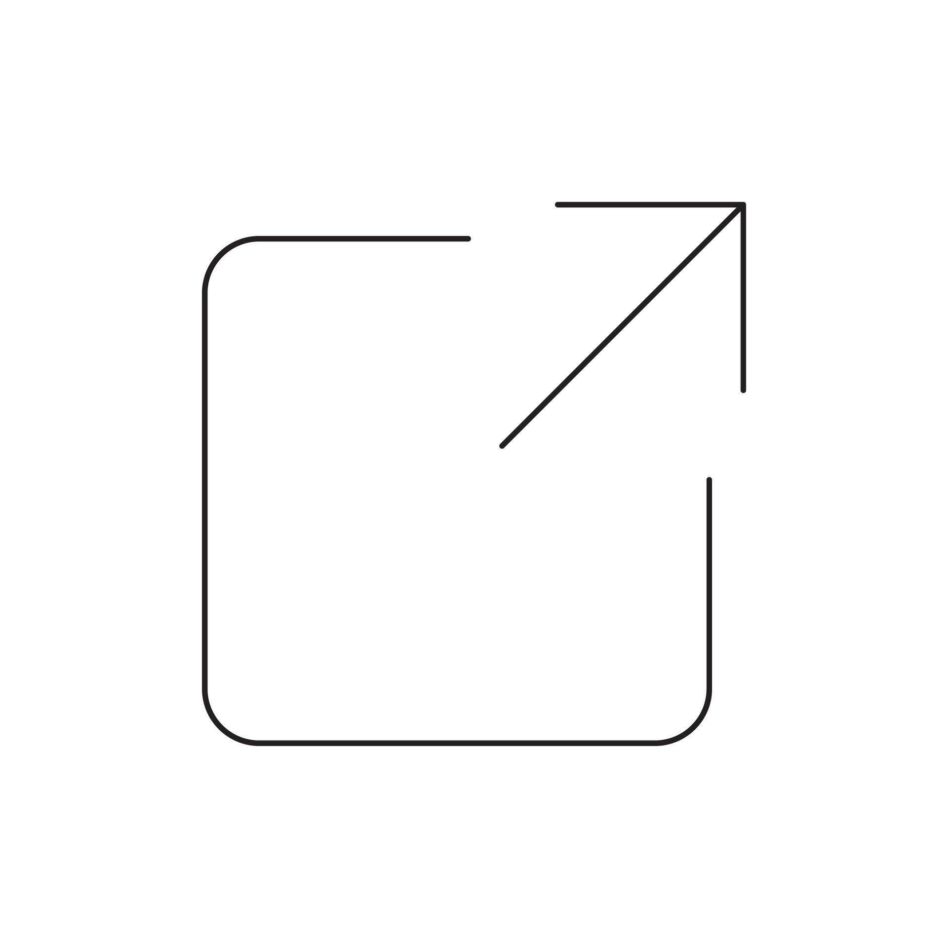 External link linear interface icon design 87746031 Vector Art at Vecteezy