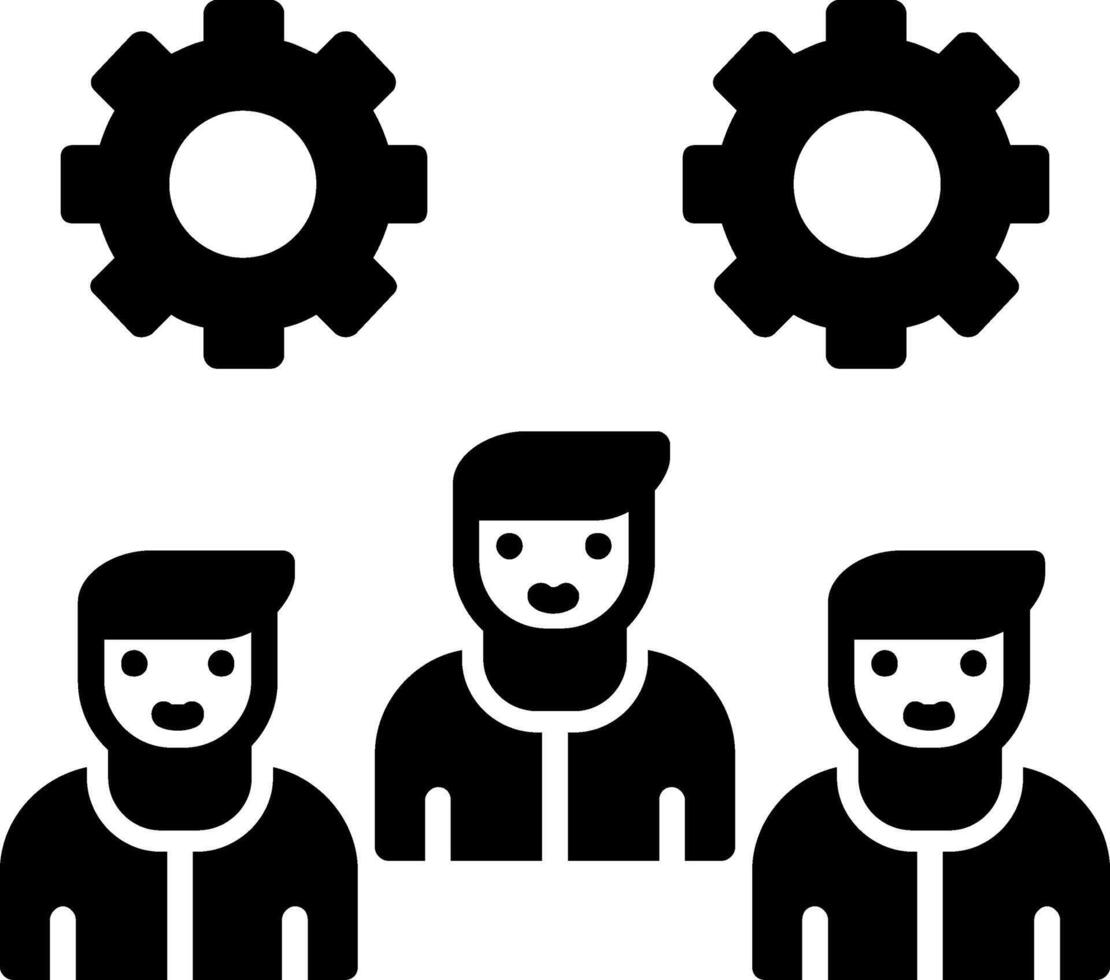 Workforce Scalable Artwork for Website Interfaces Solid vector