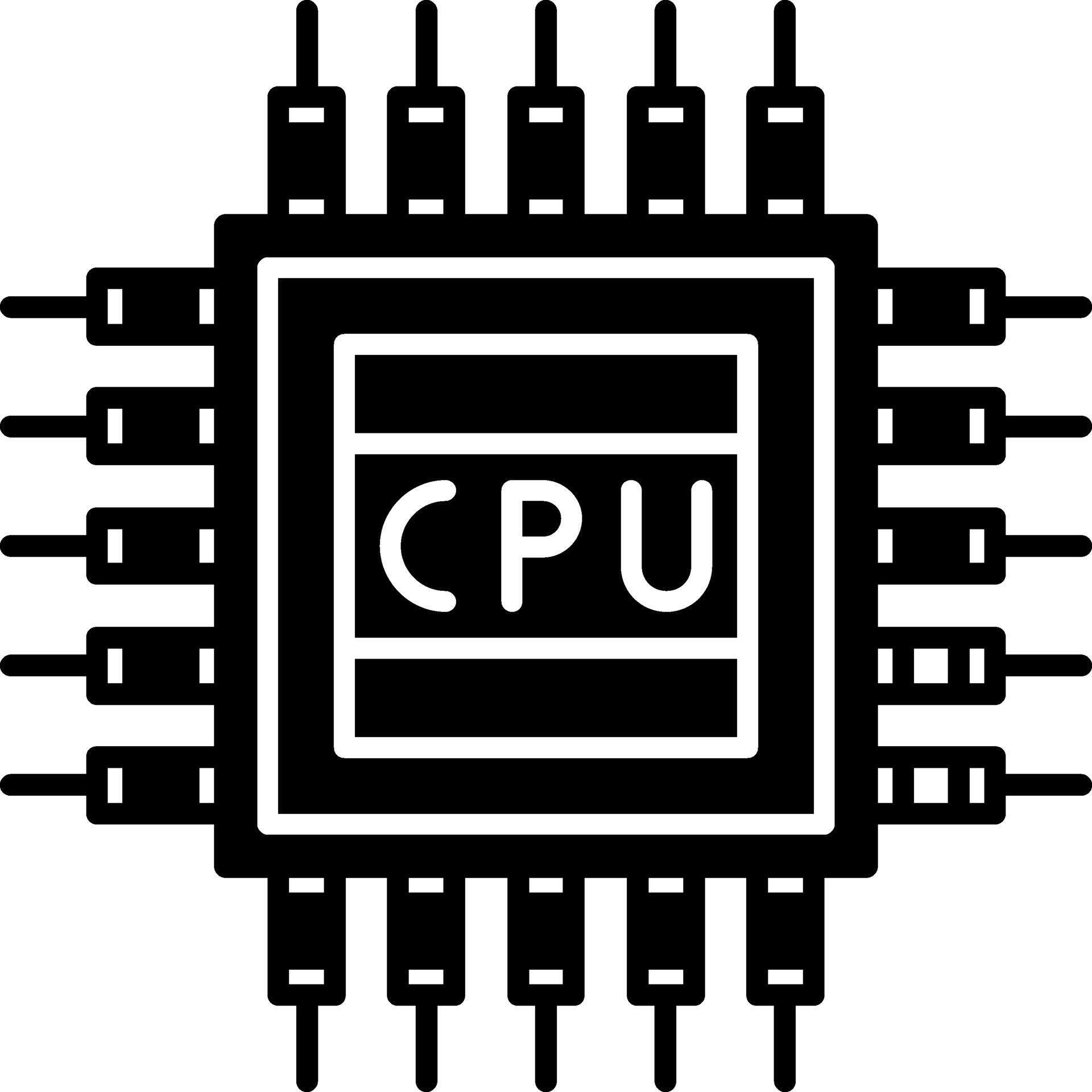 Cpu Original Icon for Design Projects Solid 87982098 Vector Art at Vecteezy