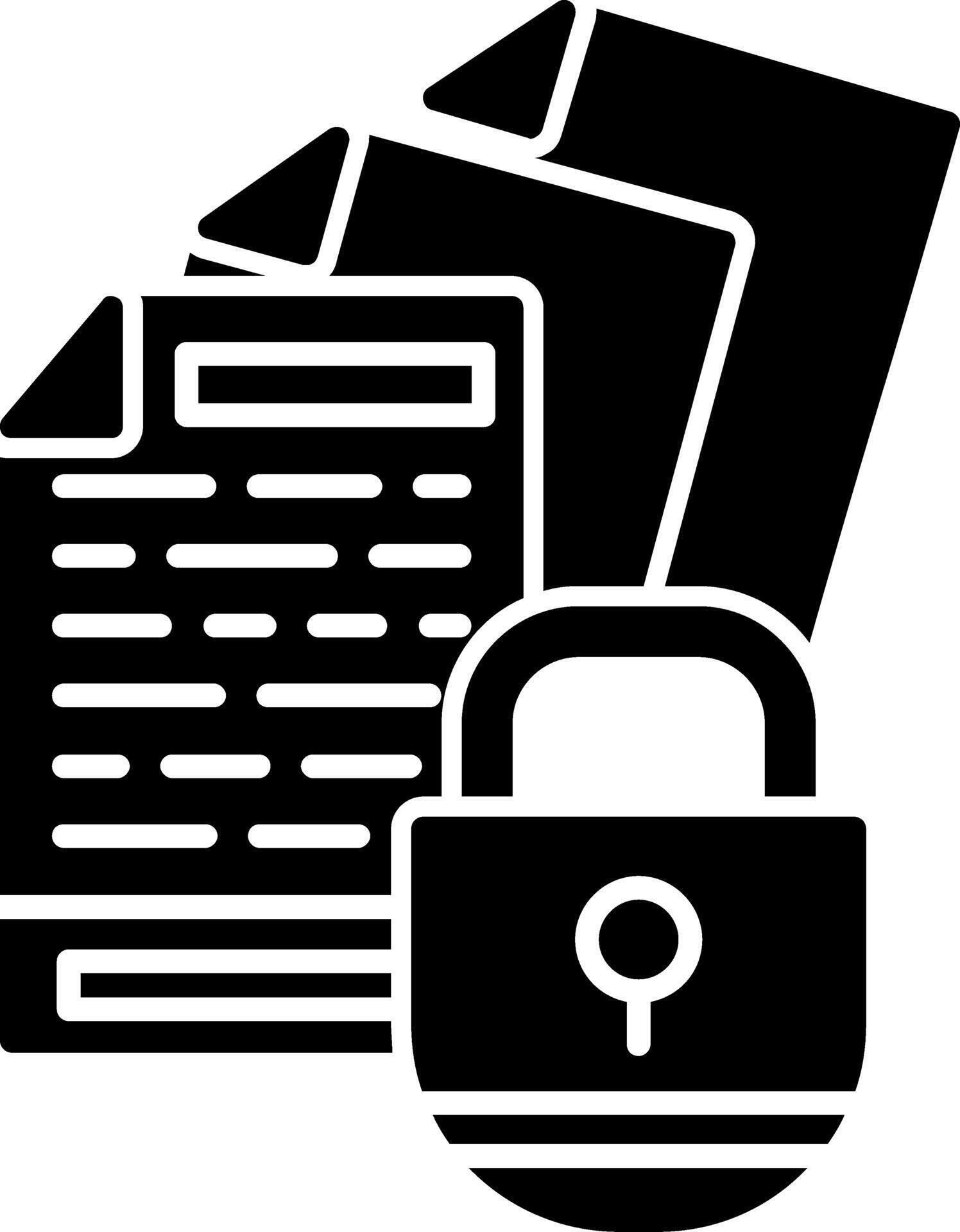 Documet Vector Document Scalable Artwork for Website Interfaces Solid 87982531 Vector ...