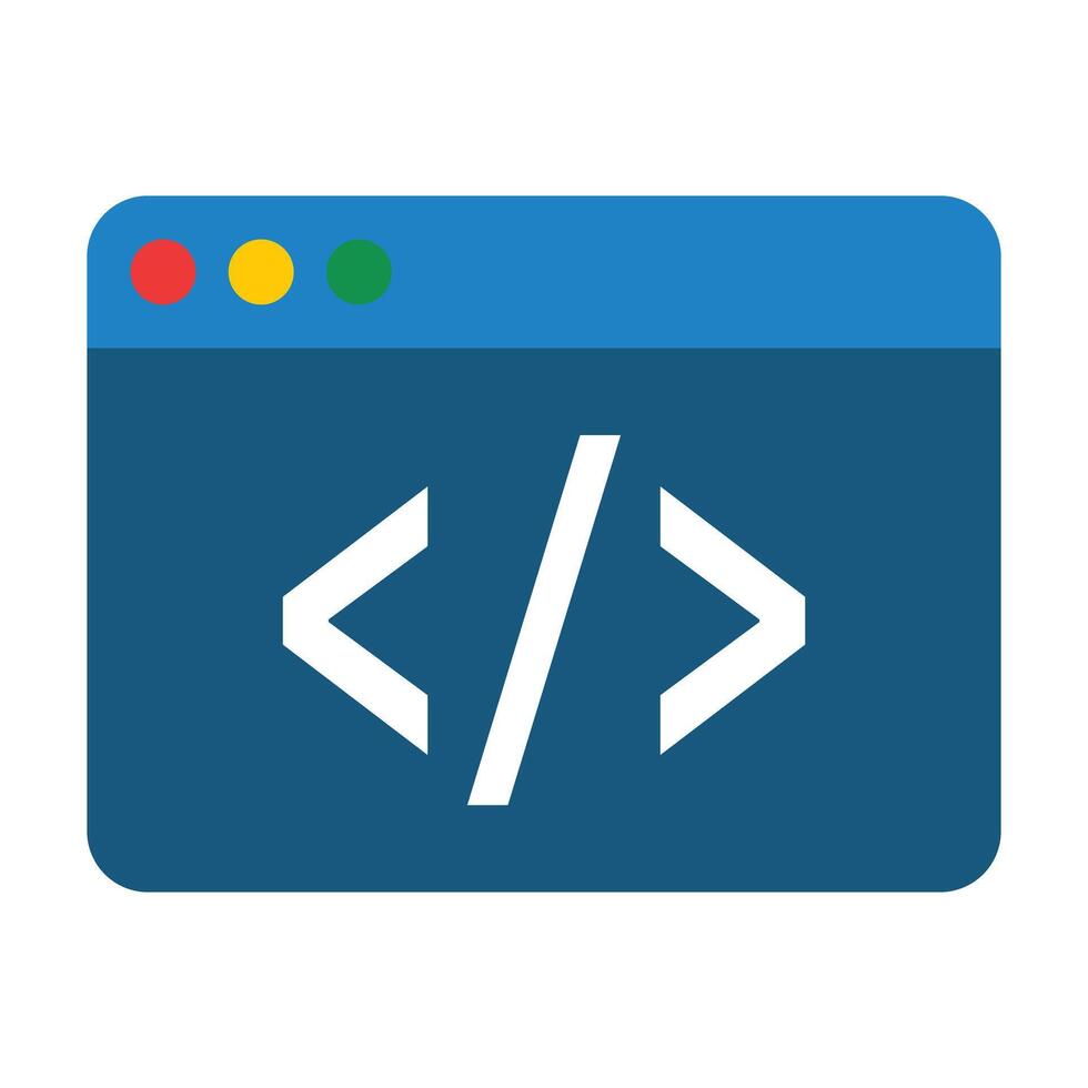 Code window bracket symbol programming icon illustration 88257277 ...