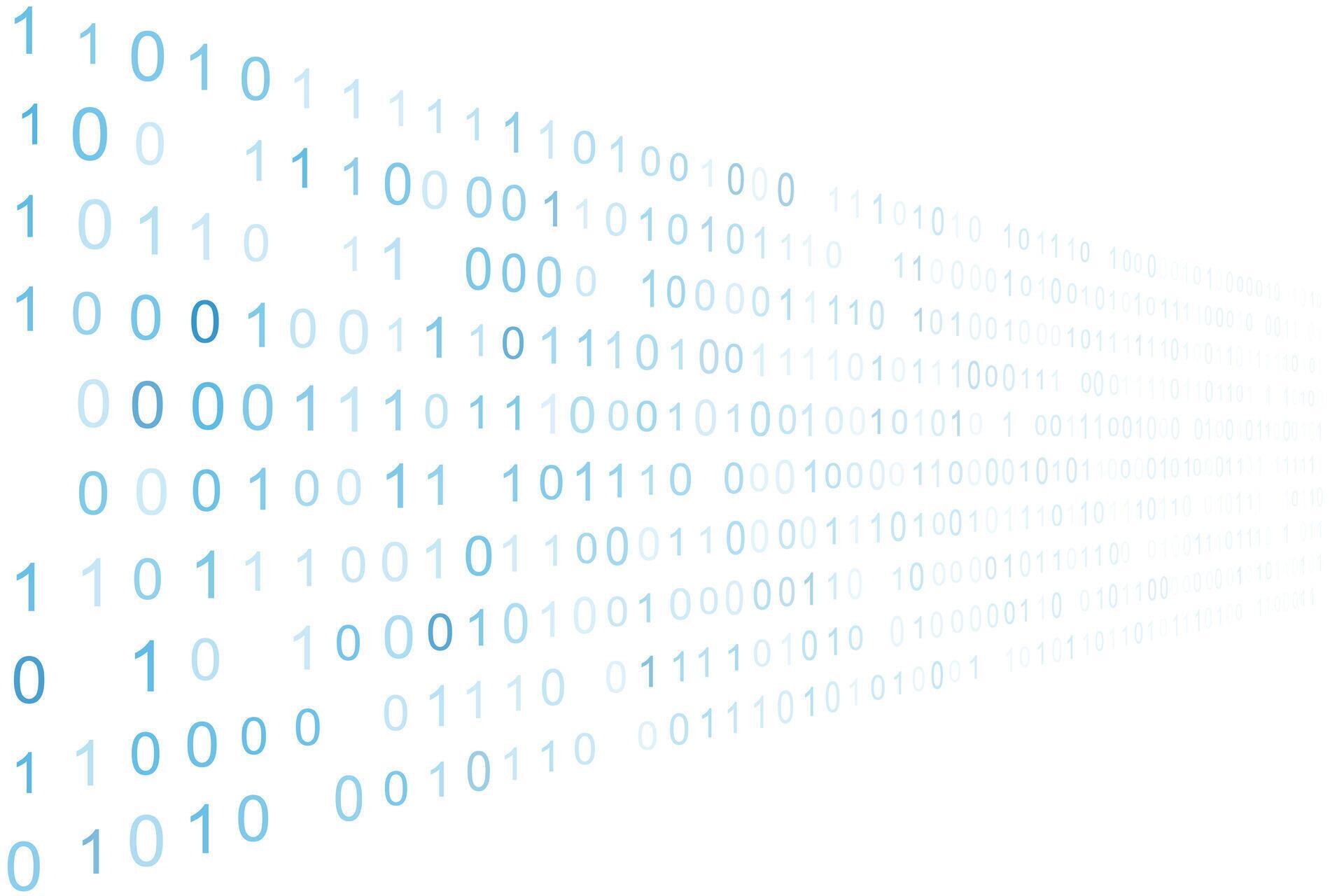 Pinterest Perpective Blue Binary Code Perspective Digital Technology Background 88414646 ...
