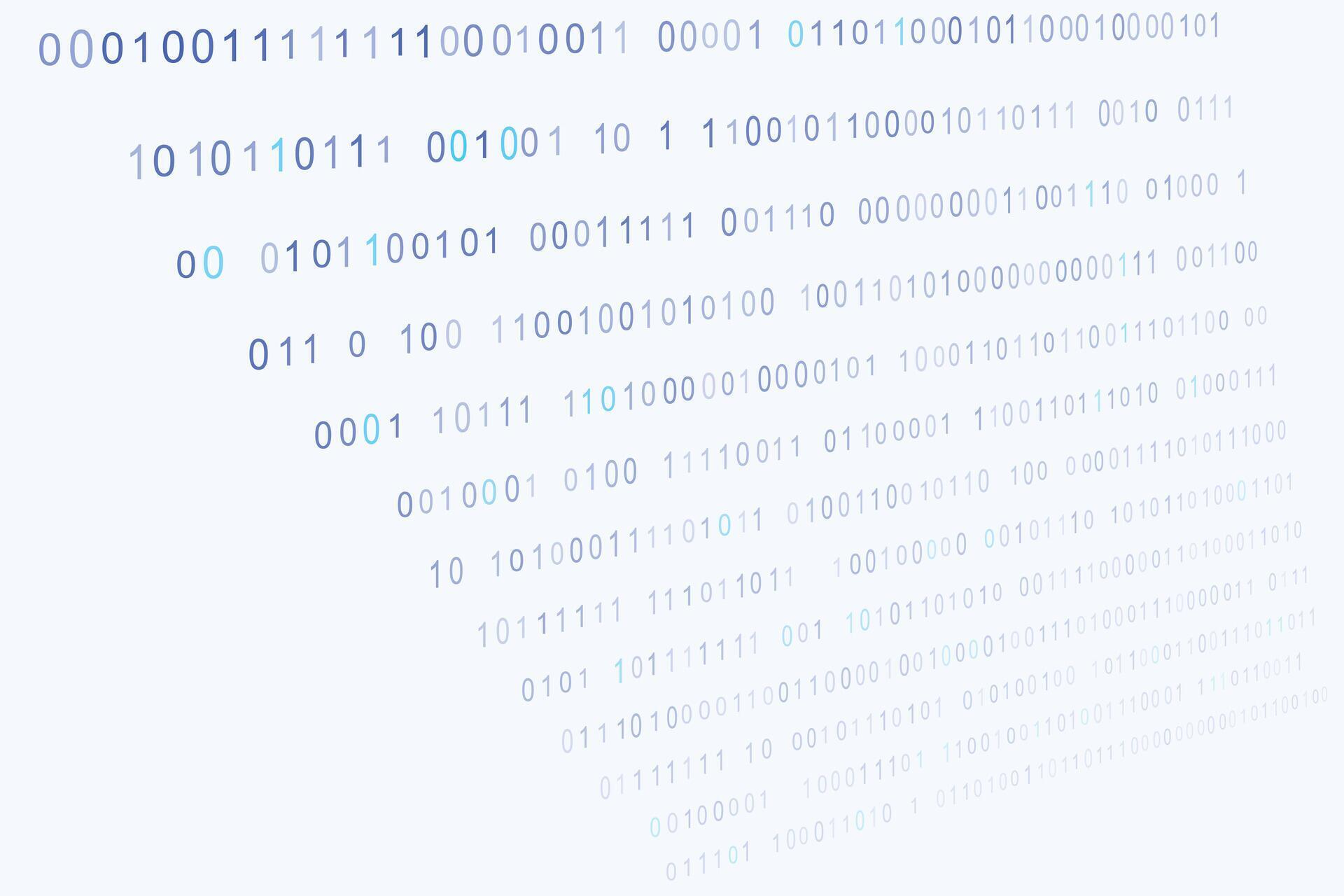 Diagonal Binary Code Perspective Technology Background 88414698 Vector ...