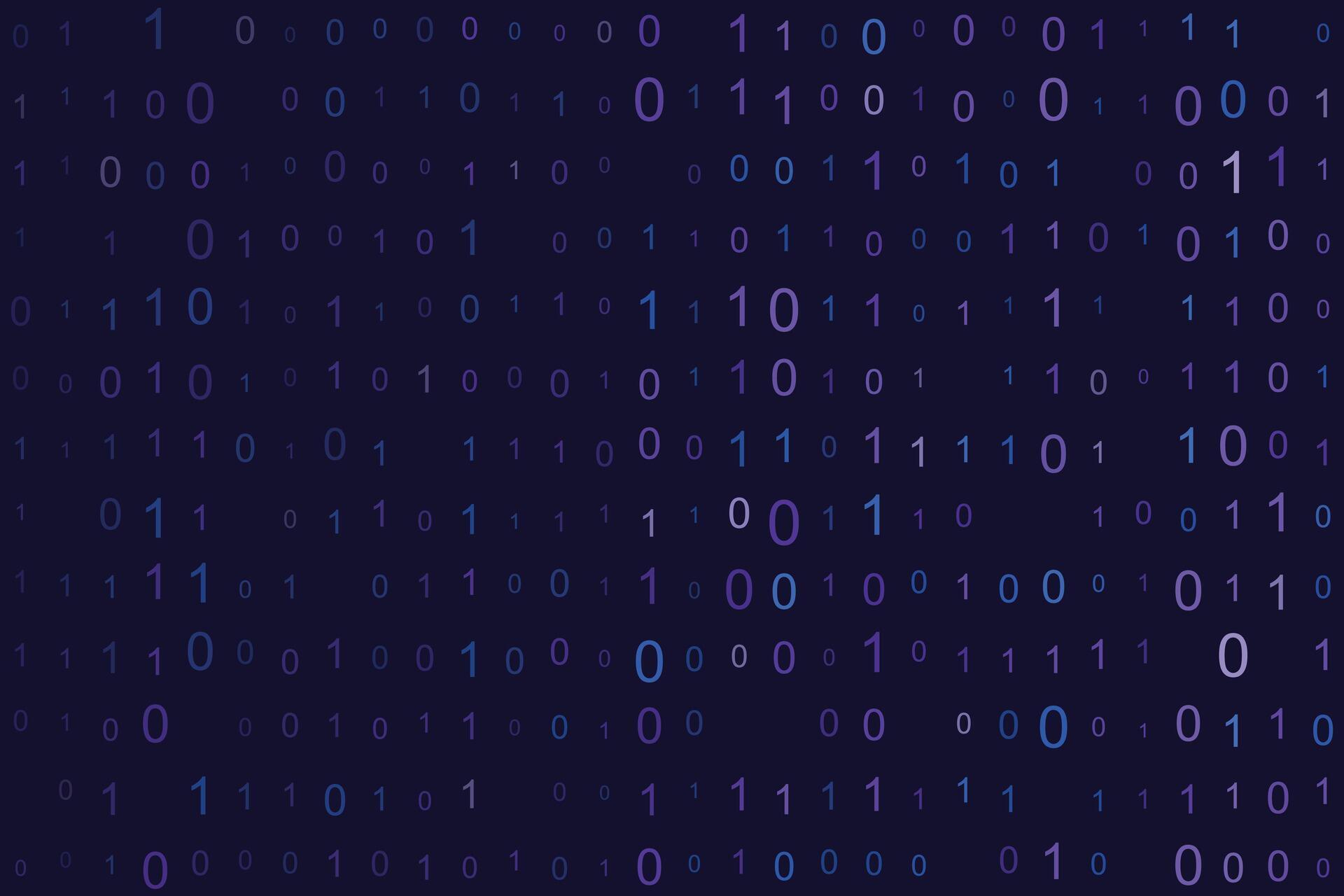 Layered Binary Code Streams Abstract Digital Background 88414718 Vector ...