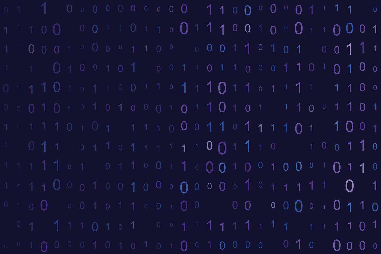 Layered Binary Code Streams Abstract Digital Background 88414718 Vector ...