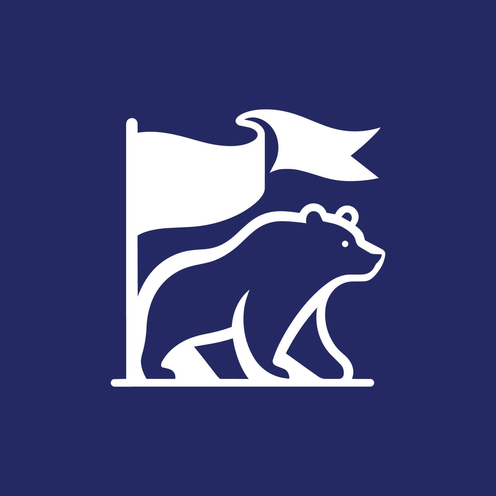 Bear Flag Logo 88537821 Vector Art at Vecteezy