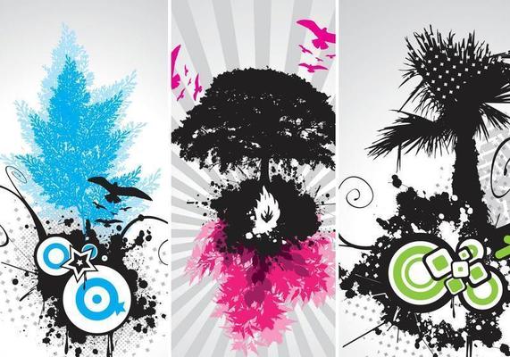 Modern Tree Vector Art