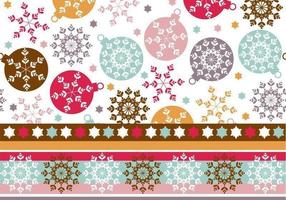 Snowflake Ornament Wallpaper & Illustrator Pattern vector