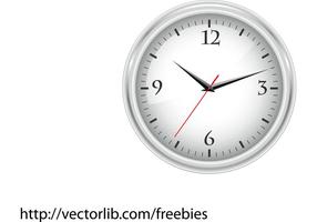 White office clock