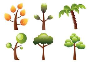 Stylized Trees Vector Pack