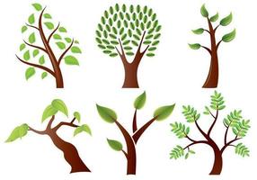 Stylized Trees Vector Pack