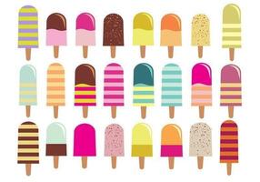 Popsicle and Ice Cream Vector Pack