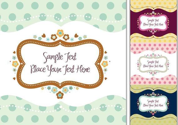 Romantic Label Vector Pack