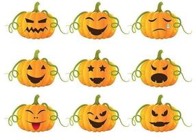 Halloween Pumpkins Vector Pack